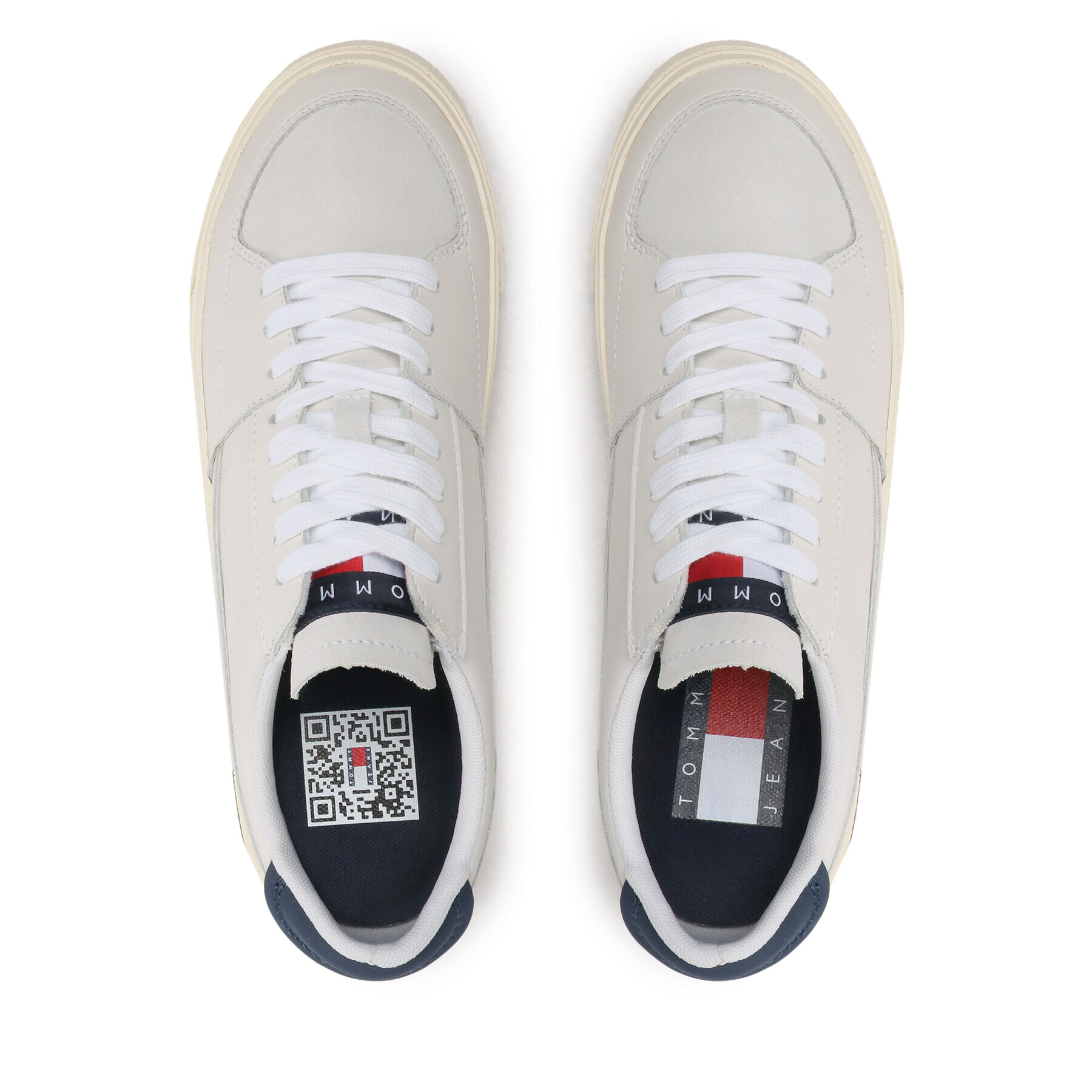 Tommy Jeans Сникърси Vulcanized Ess EM0EM01106 Бежов - Pepit.bg