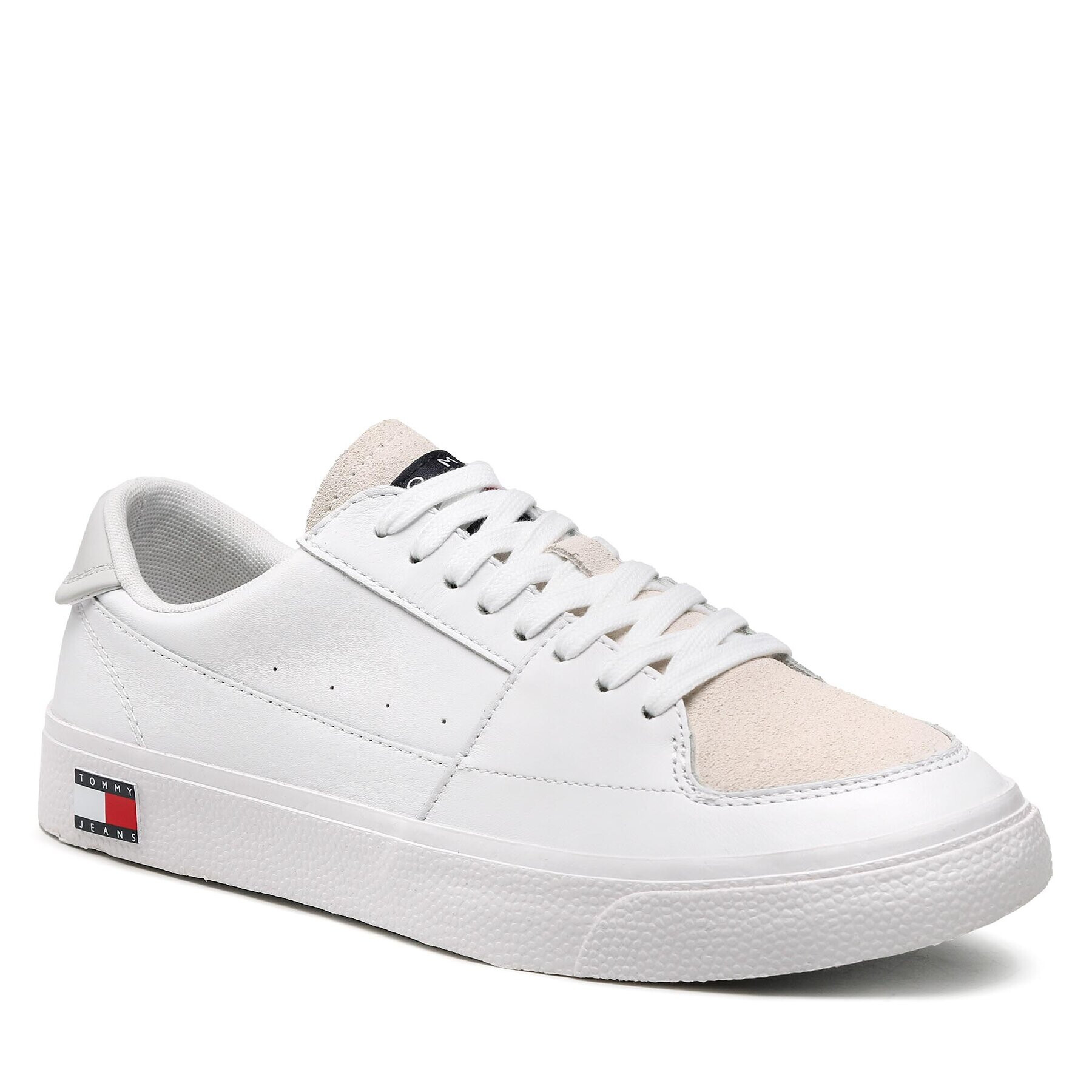 Tommy Jeans Сникърси Vulcanized Ess EM0EM01106 Бял - Pepit.bg