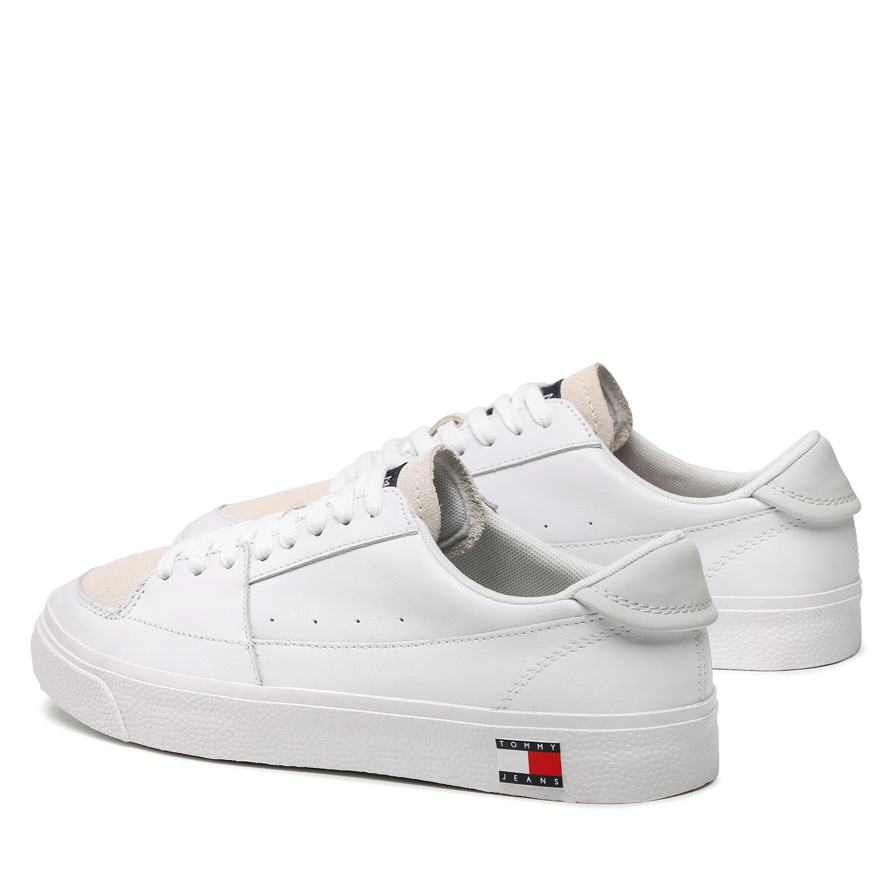 Tommy Jeans Сникърси Vulcanized Ess EM0EM01106 Бял - Pepit.bg