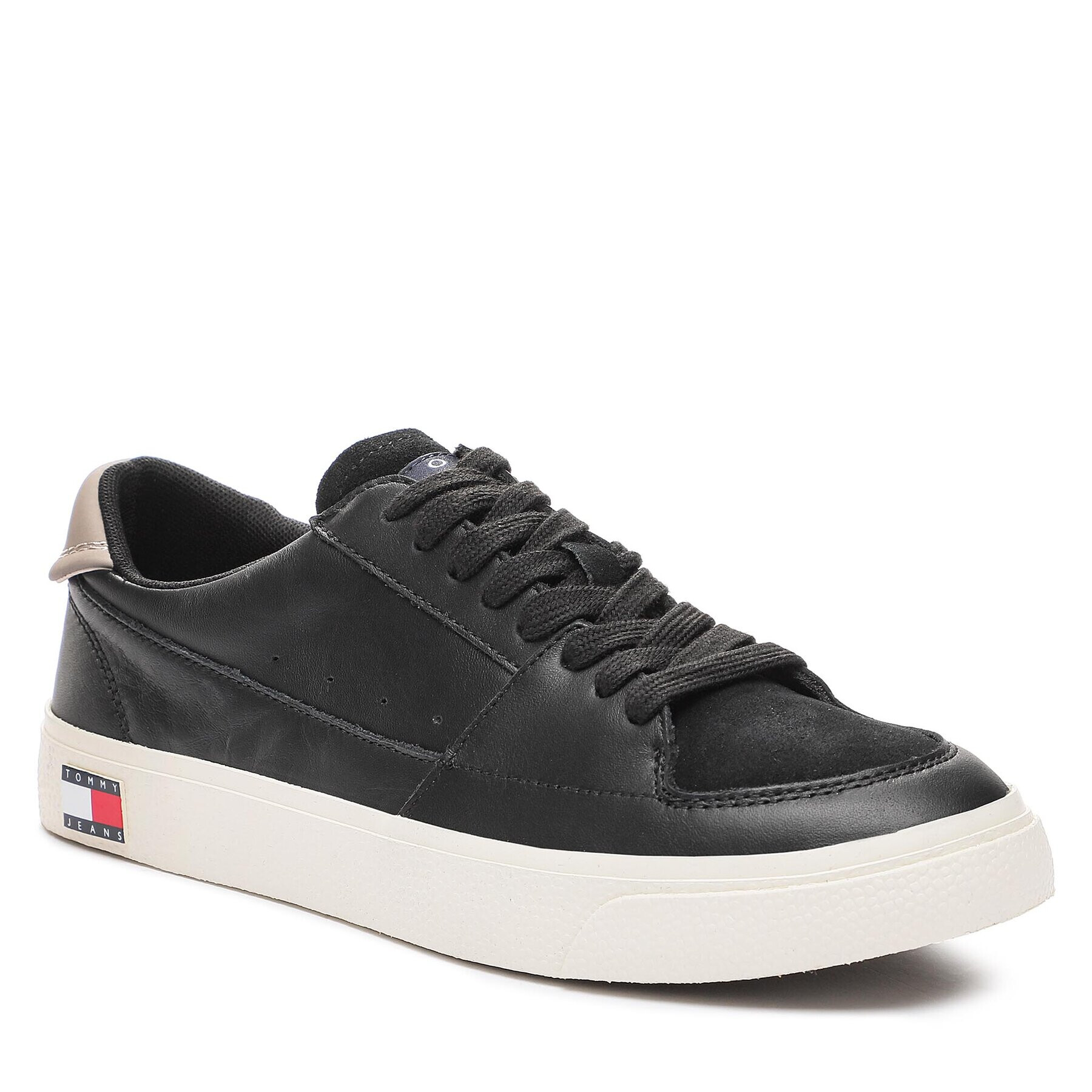 Tommy Jeans Сникърси Vulcanized Ess EM0EM01106 Черен - Pepit.bg