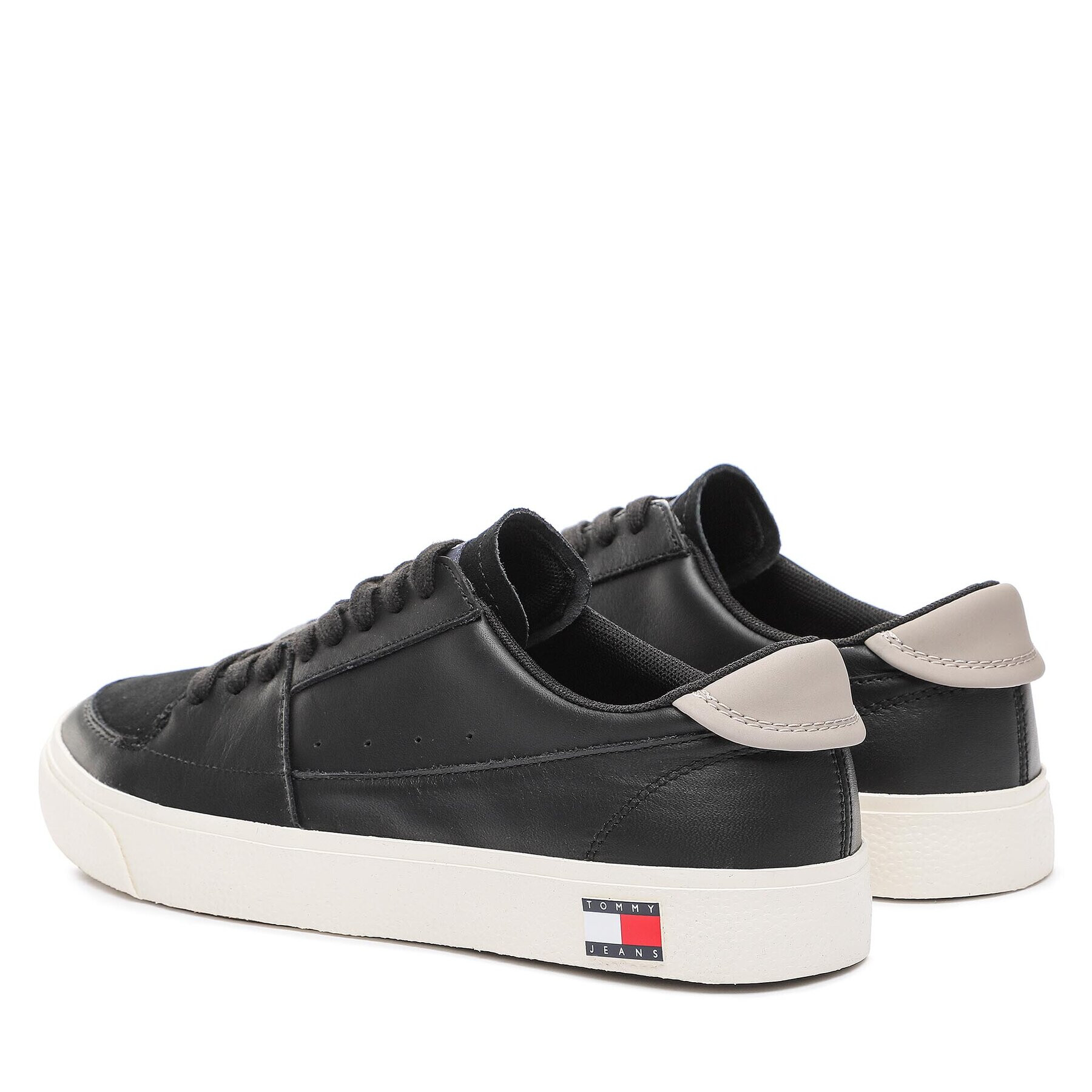 Tommy Jeans Сникърси Vulcanized Ess EM0EM01106 Черен - Pepit.bg