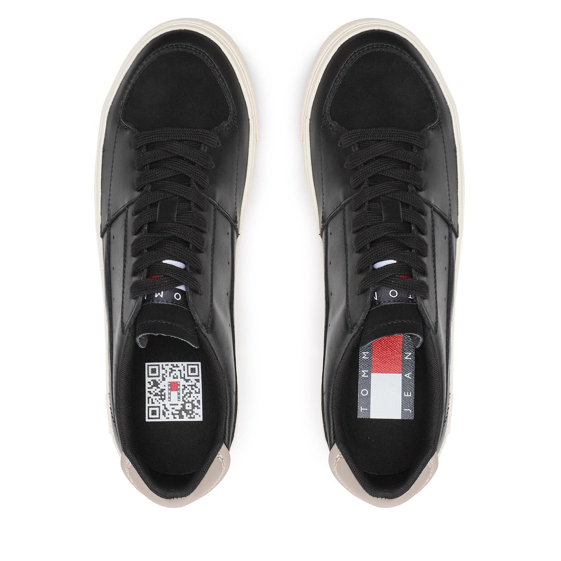 Tommy Jeans Сникърси Vulcanized Ess EM0EM01106 Черен - Pepit.bg