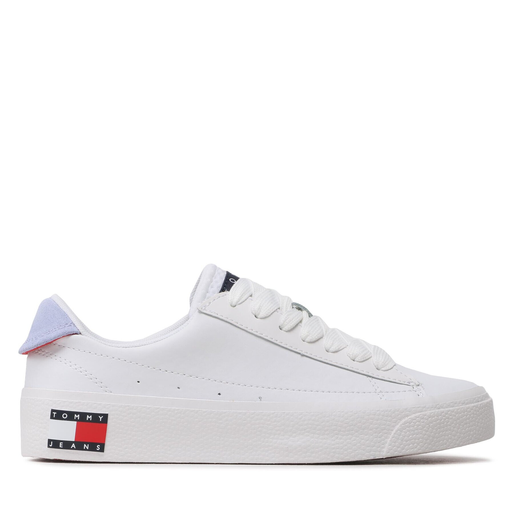 Tommy Jeans Сникърси Vulcanized Leather EN0EN02030 Бял - Pepit.bg