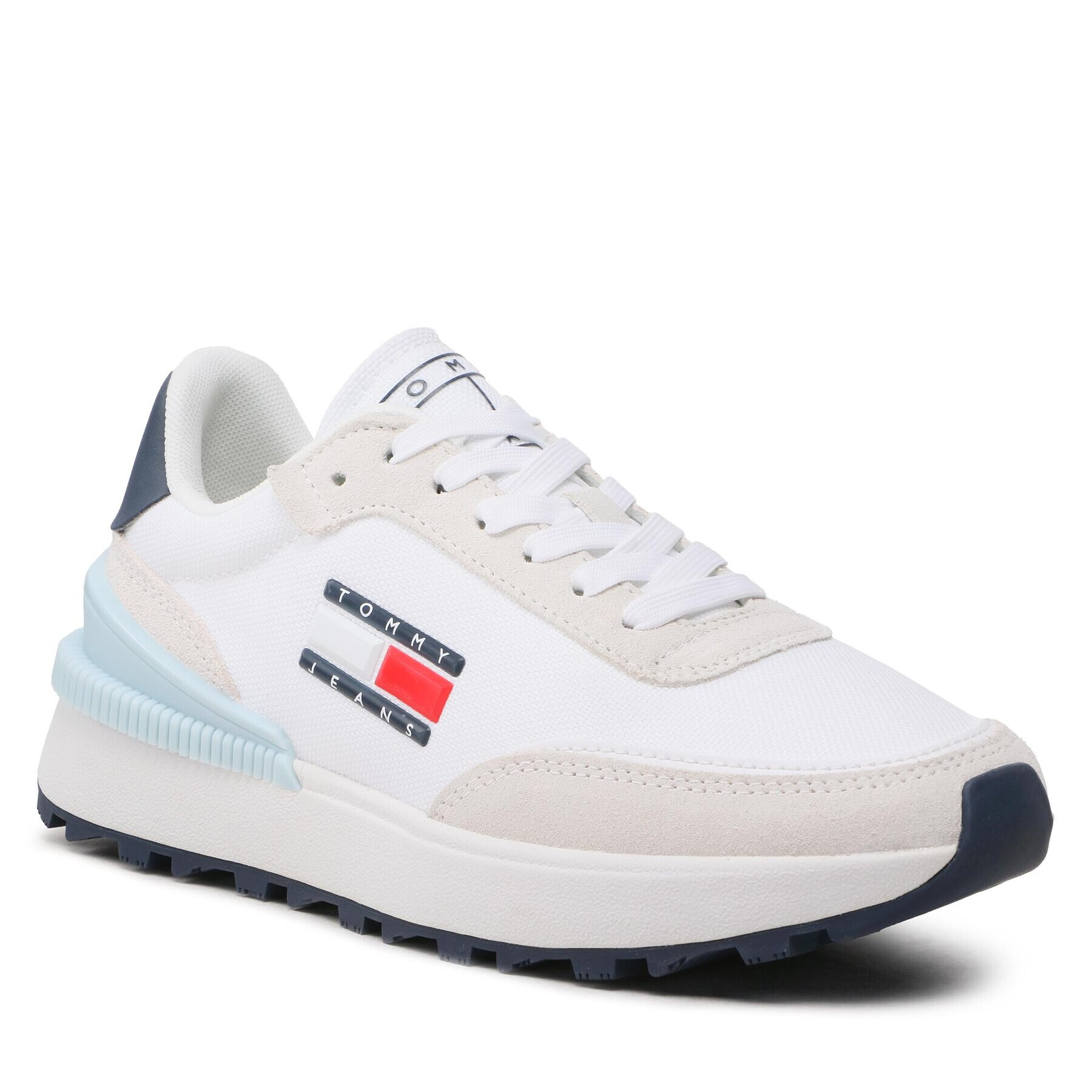 Tommy Jeans Сникърси Wmn Tech Runner EN0EN02028 Бял - Pepit.bg