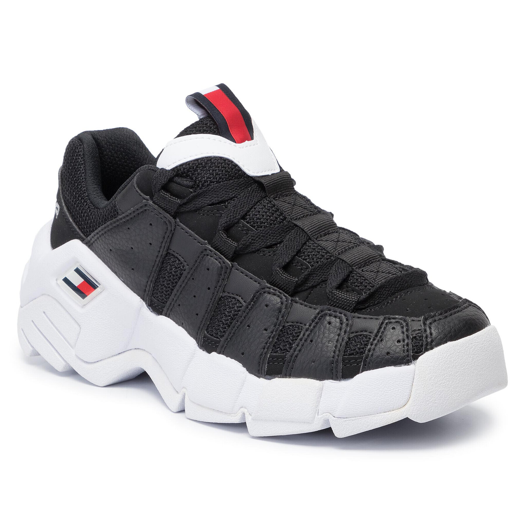 Tommy Jeans Сникърси Wmns Heritage Chunky Sneaker EN0EN00669 Черен - Pepit.bg