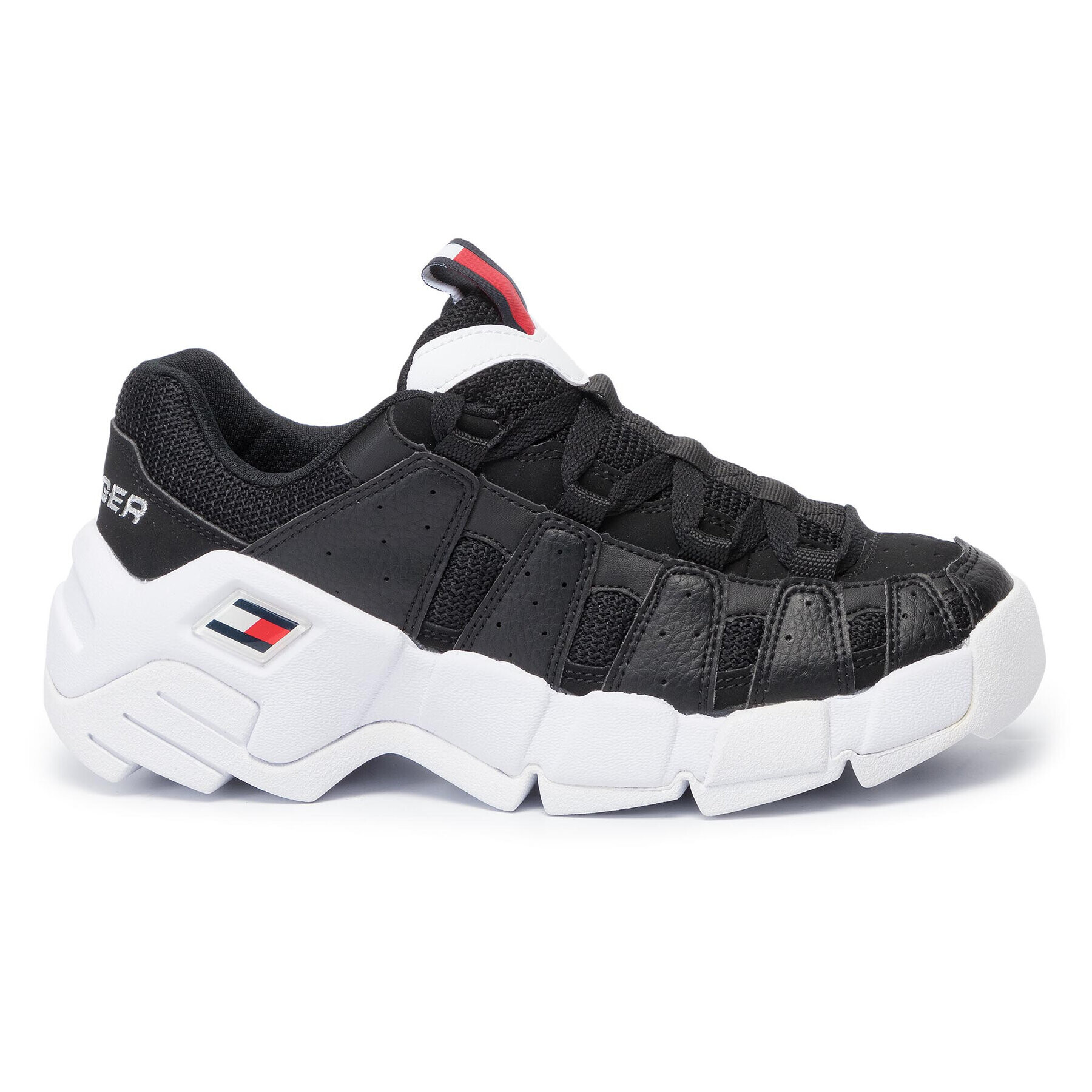 Tommy Jeans Сникърси Wmns Heritage Chunky Sneaker EN0EN00669 Черен - Pepit.bg