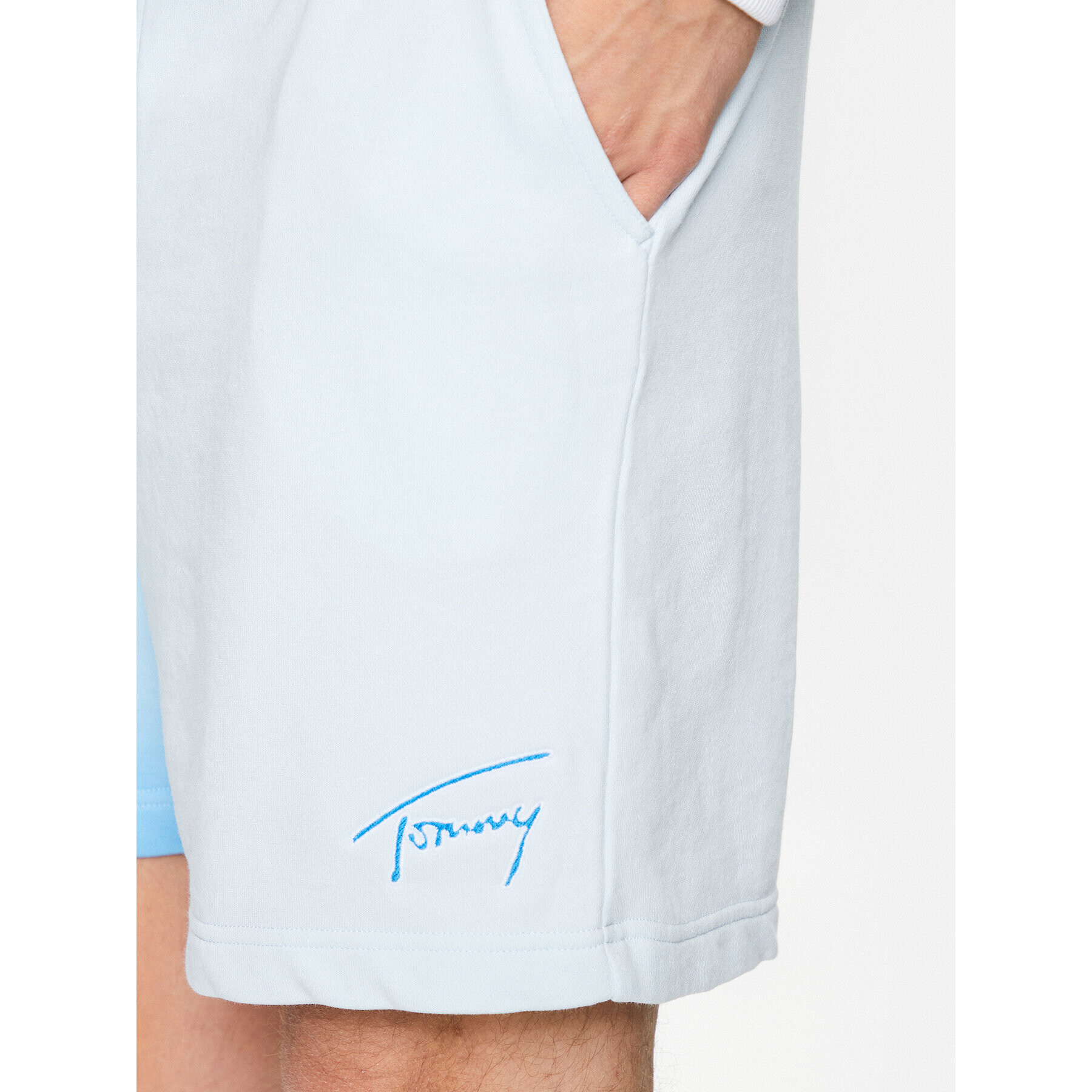 Tommy Jeans Спортни шорти DM0DM16332 Син Relaxed Fit - Pepit.bg