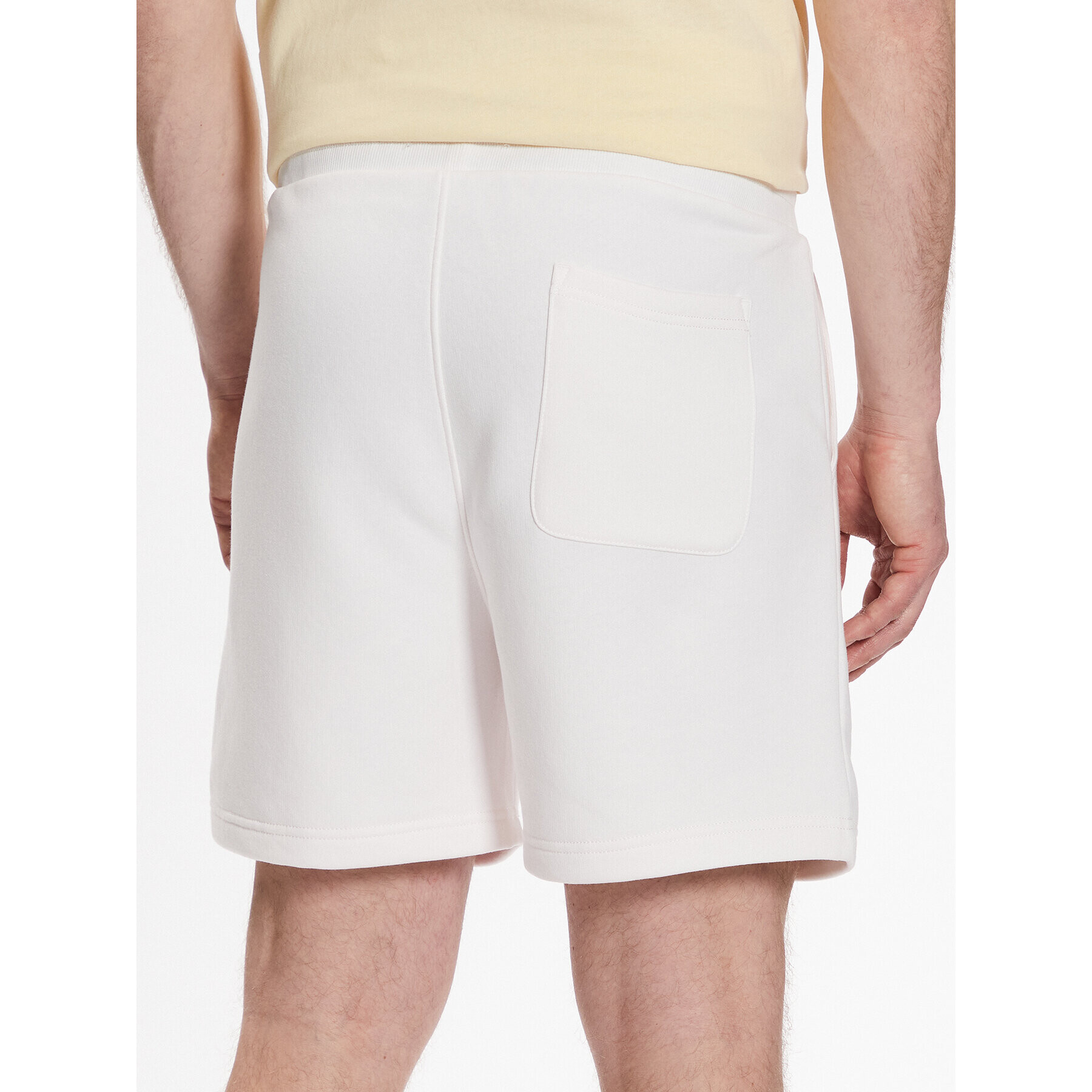 Tommy Jeans Спортни шорти DM0DM16333 Бял Regular Fit - Pepit.bg