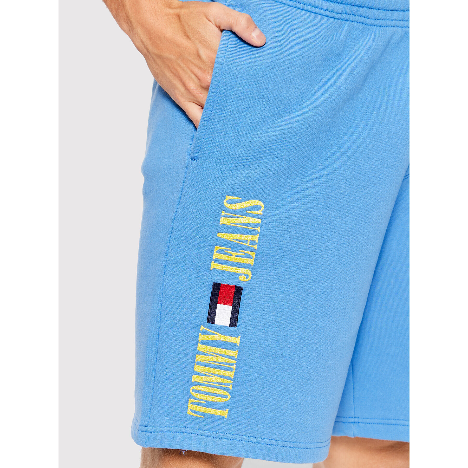 Tommy Jeans Спортни шорти Sweat DM0DM14951 Син Regular Fit - Pepit.bg