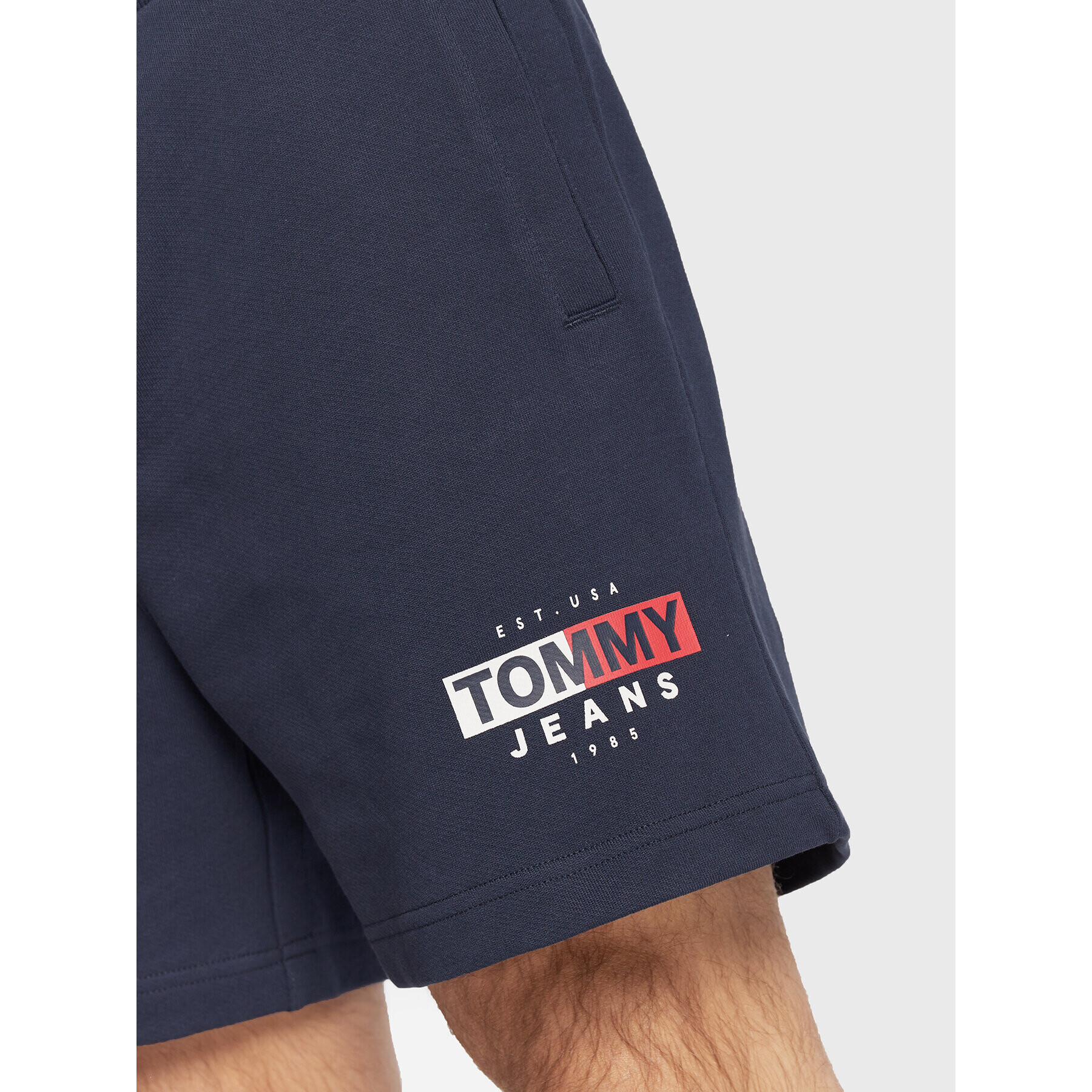 Tommy Jeans Спортни шорти Tjm Entry Flag DM0DM14271 Тъмносин Regular Fit - Pepit.bg