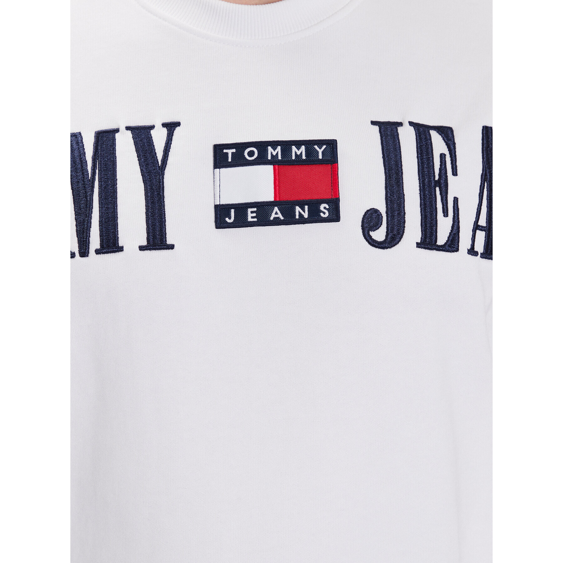 Tommy Jeans Суитшърт Archive DM0DM16378 Бял Boxy Fit - Pepit.bg