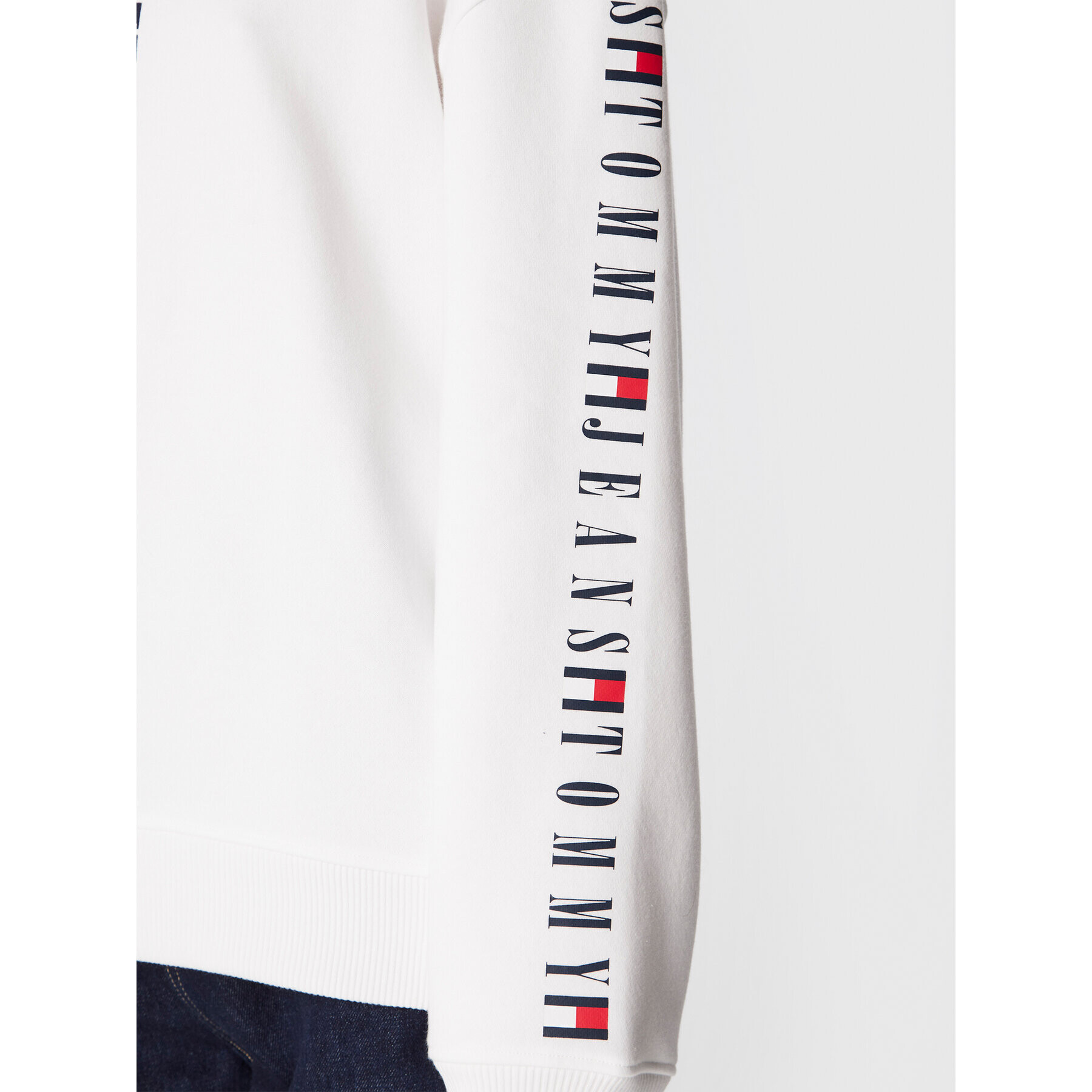 Tommy Jeans Суитшърт Archive DW0DW14346 Бял Relaxed Fit - Pepit.bg