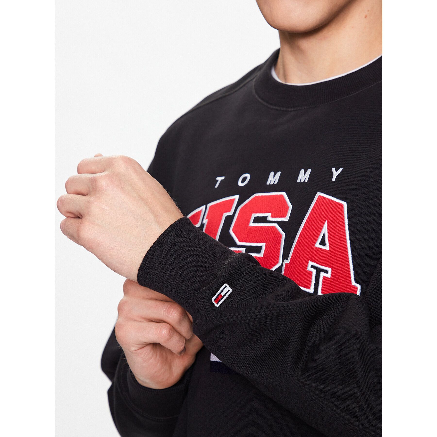 Tommy Jeans Суитшърт Boxy Modern DM0DM16362 Черен Regular Fit - Pepit.bg