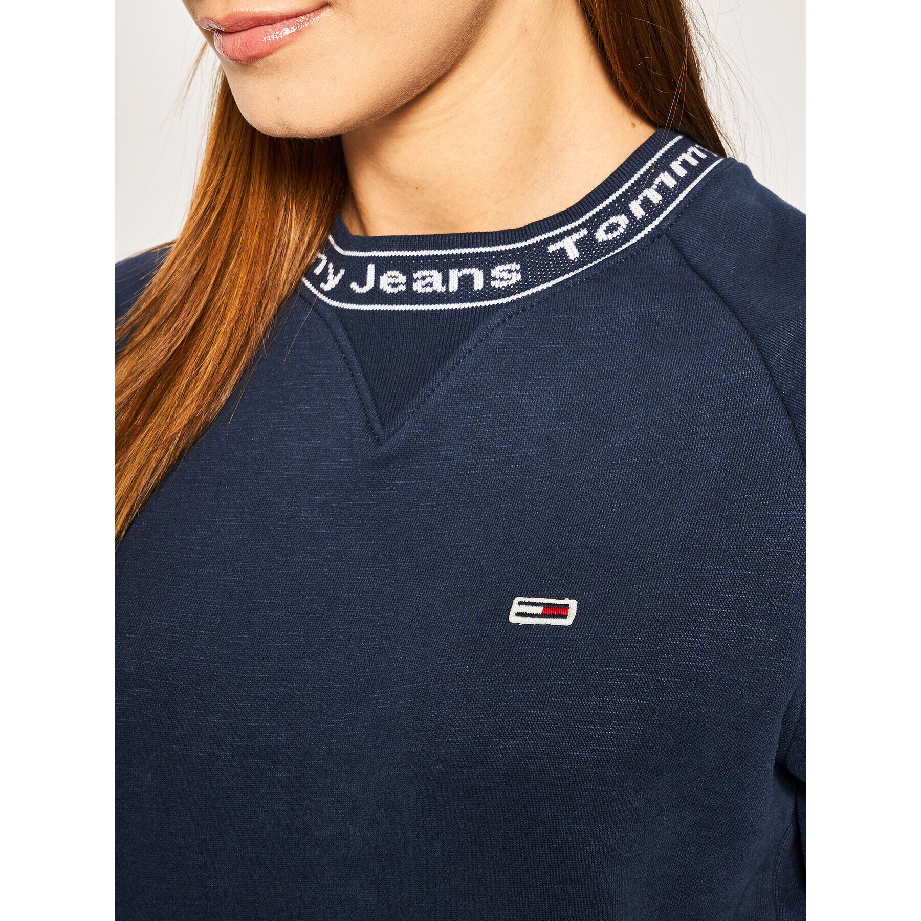 Tommy Jeans Суитшърт Branded DW0DW07964 Тъмносин Regular Fit - Pepit.bg