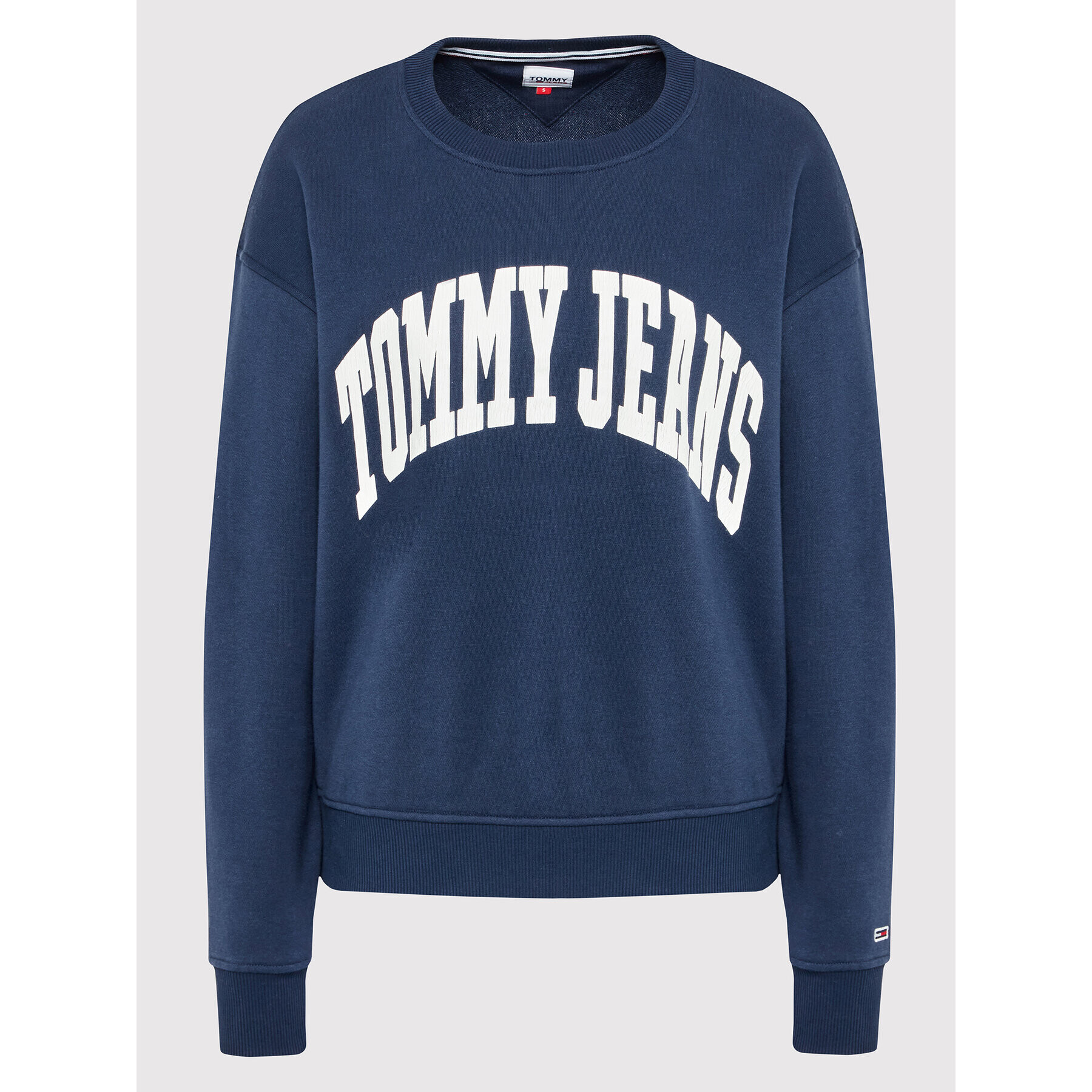 Tommy Jeans Суитшърт College DW0DW12714 Тъмносин Relaxed Fit - Pepit.bg