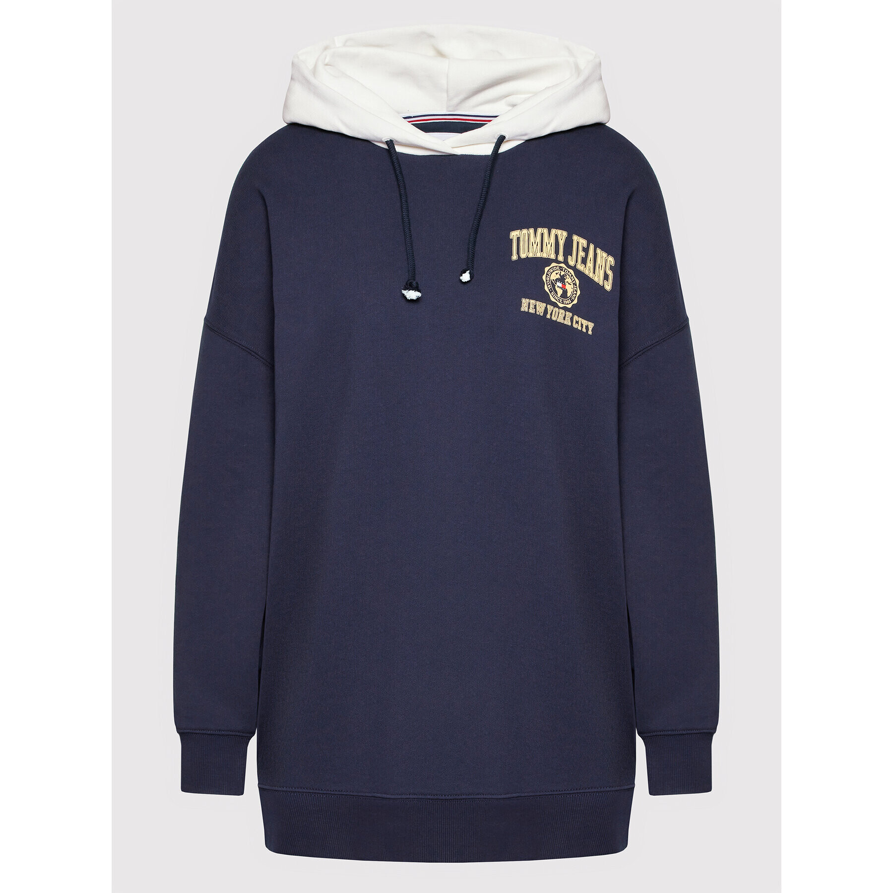 Tommy Jeans Суитшърт College Logo DW0DW13581 Тъмносин Oversize - Pepit.bg