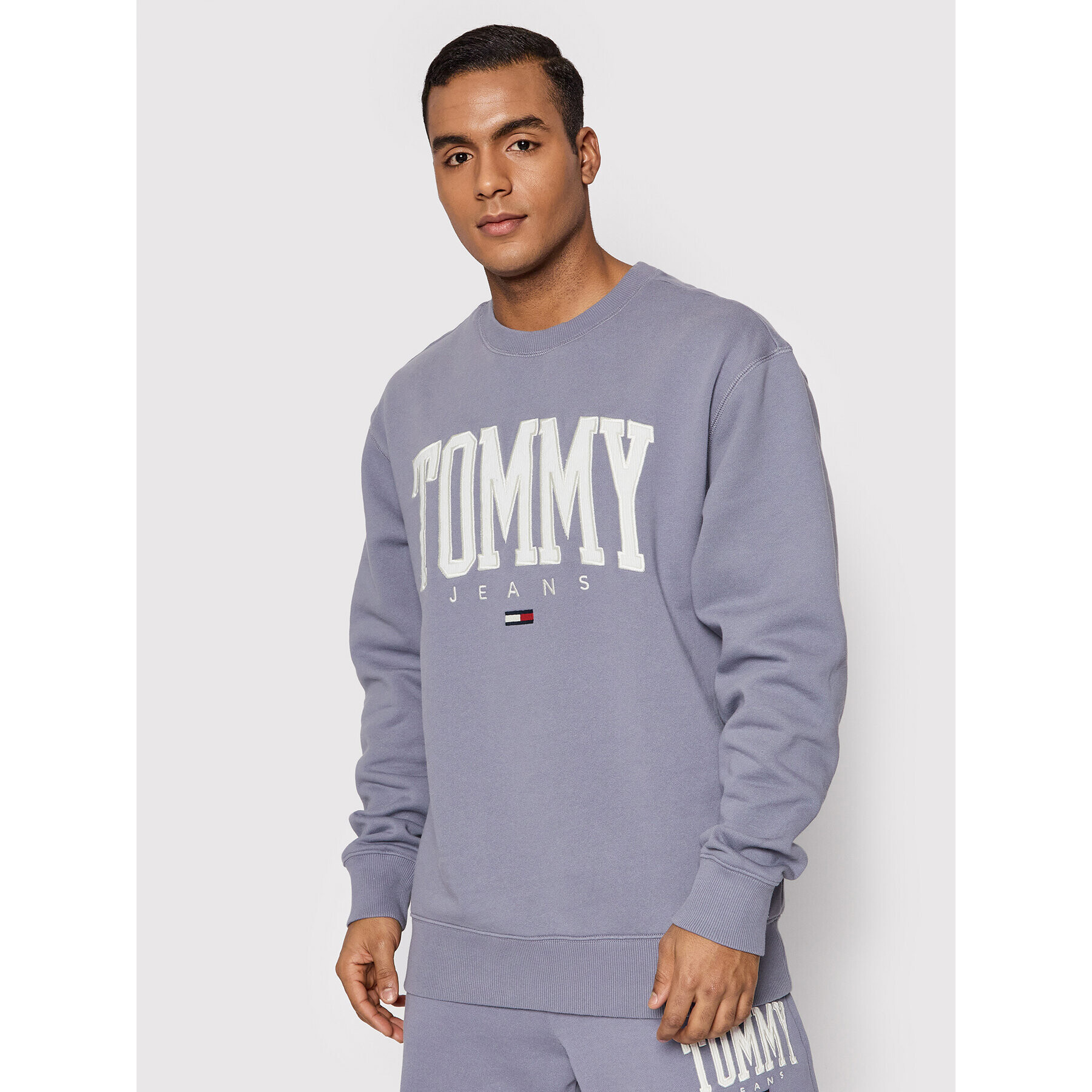 Tommy Jeans Суитшърт Collegiate DM0DM12545 Син Relaxed Fit - Pepit.bg