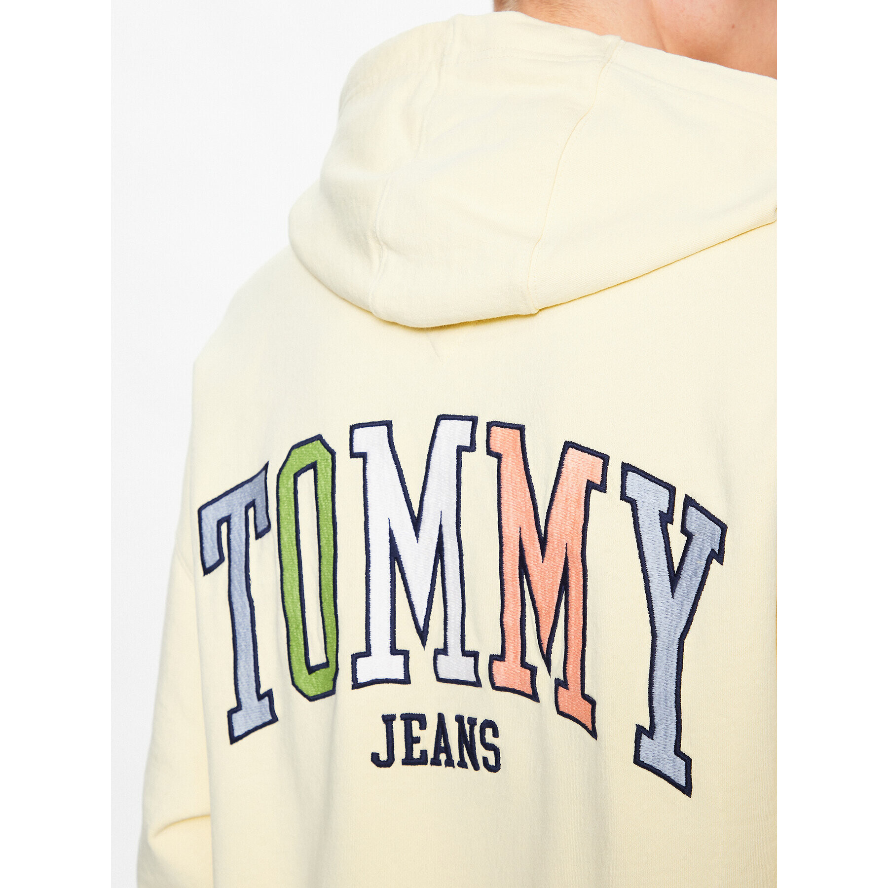 Tommy Jeans Суитшърт Collegie DM0DM16371 Жълт Relaxed Fit - Pepit.bg