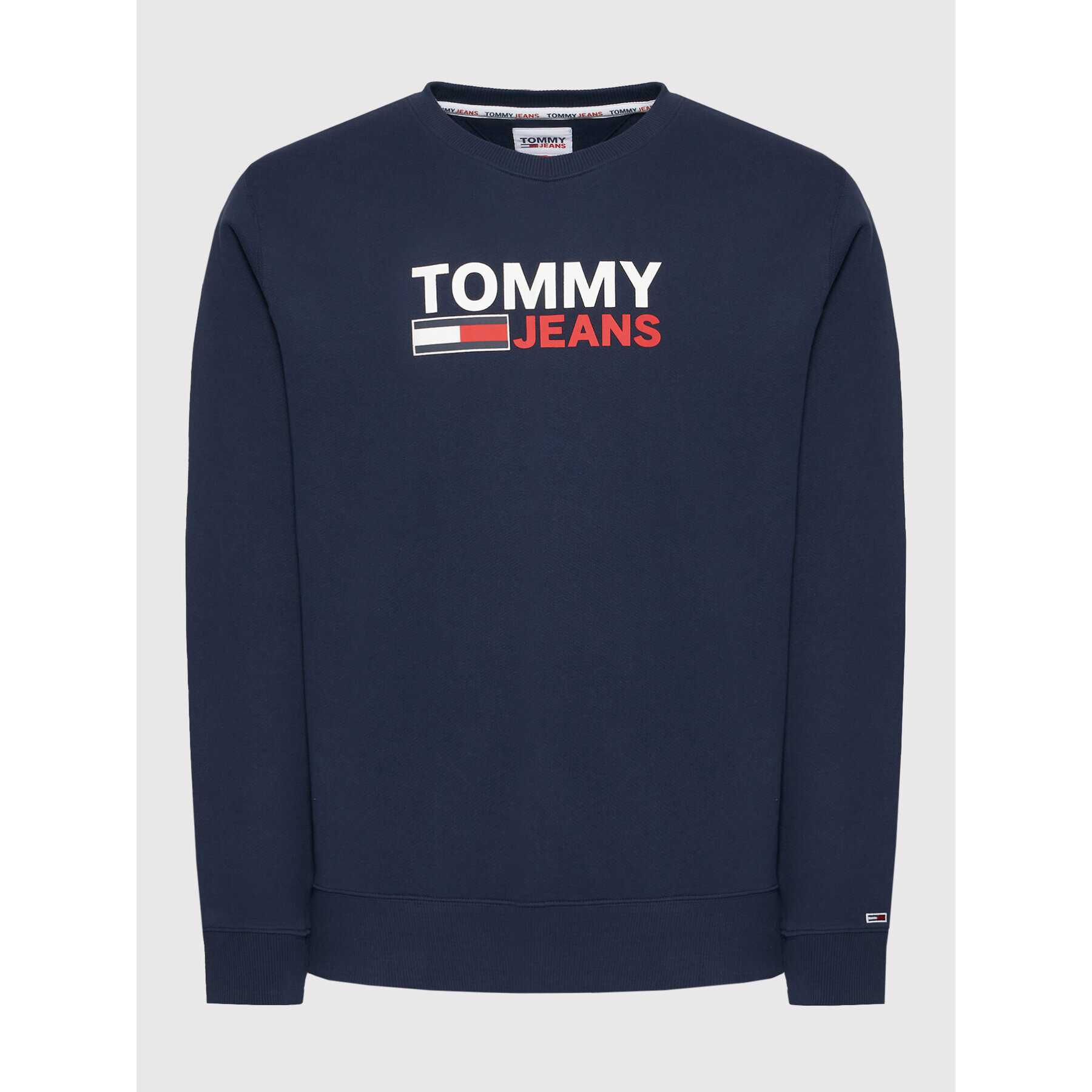 Tommy Jeans Суитшърт Corp Logo DM0DM12938 Тъмносин Regular Fit - Pepit.bg