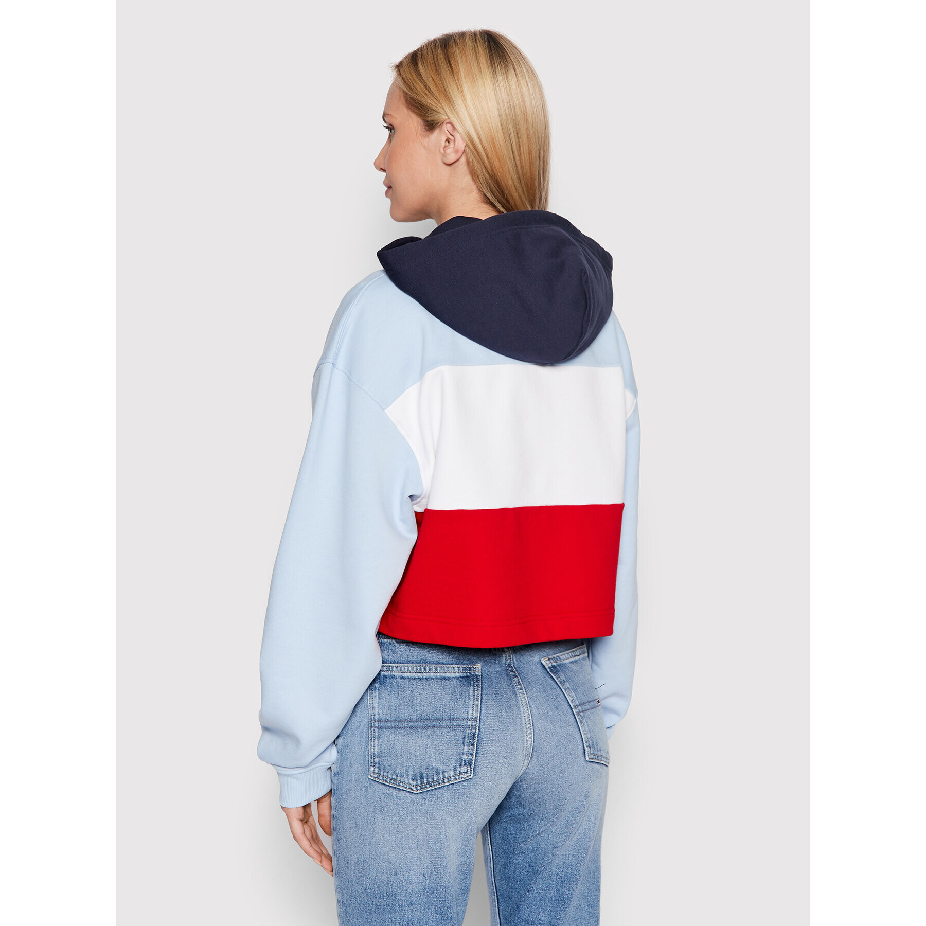 Tommy Jeans Суитшърт Crop Archive DW0DW13831 Цветен Relaxed Fit - Pepit.bg