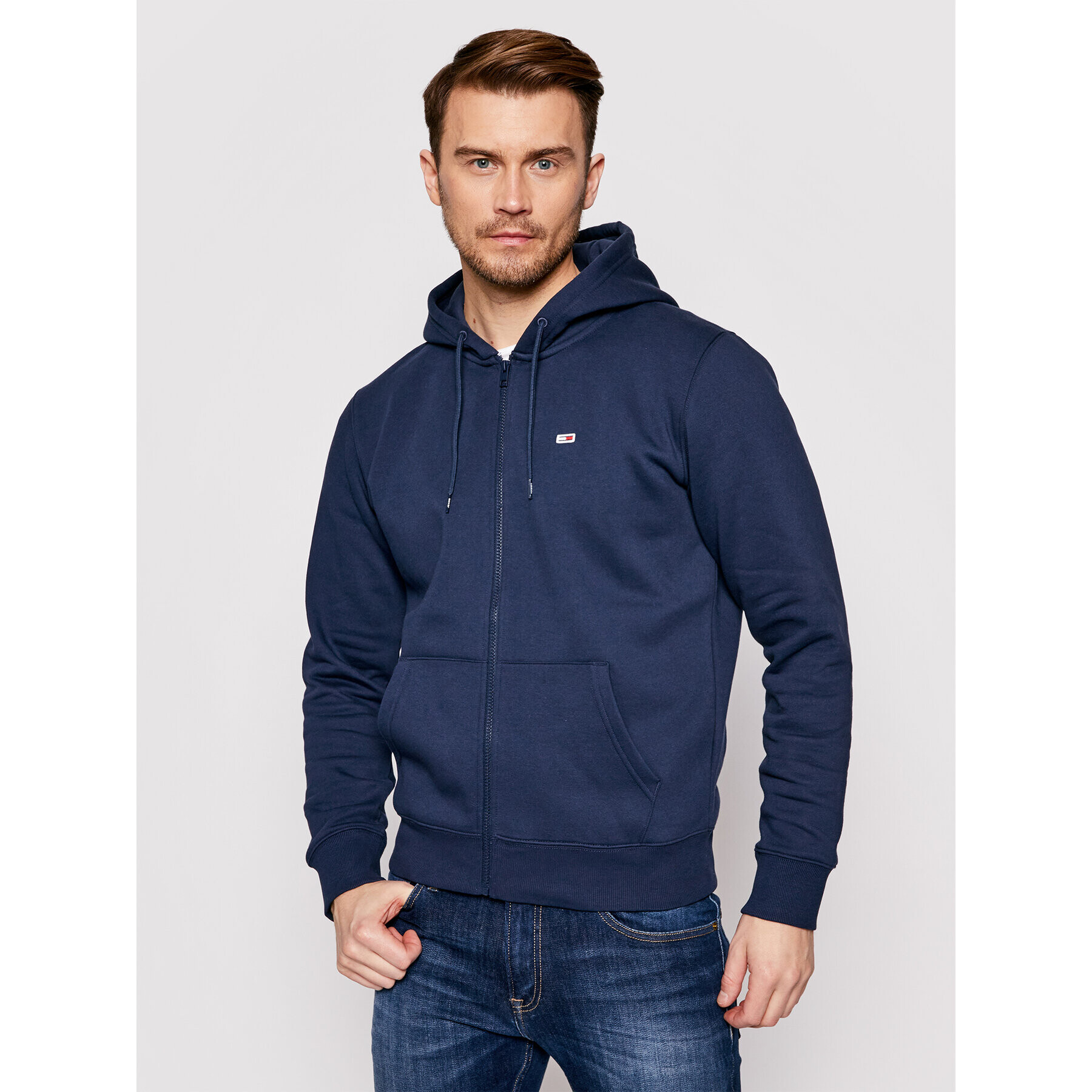 Tommy Jeans Суитшърт DM0DM09592 Тъмносин Regular Fit - Pepit.bg