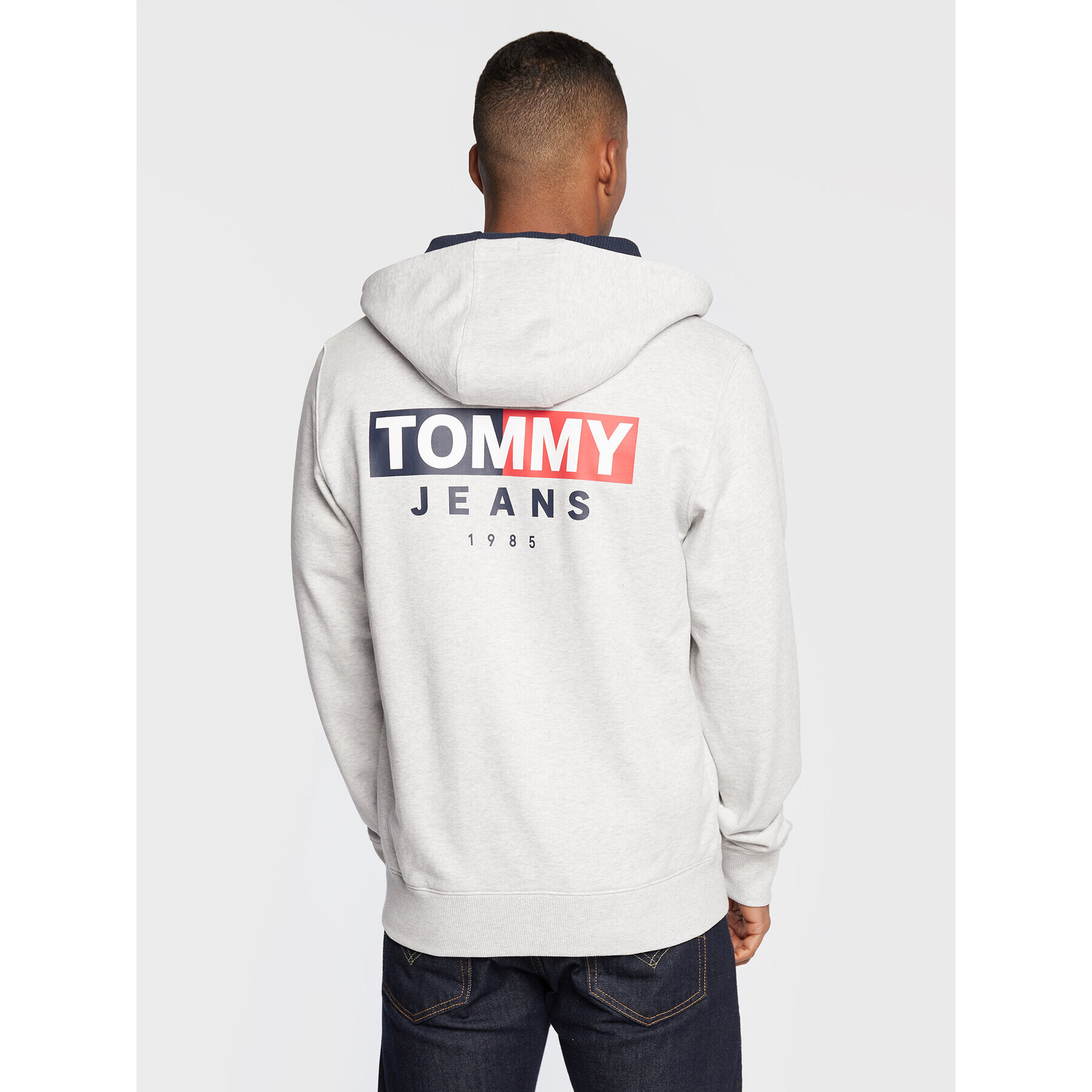 Tommy Jeans Суитшърт DM0DM13877 Сив Regular Fit - Pepit.bg
