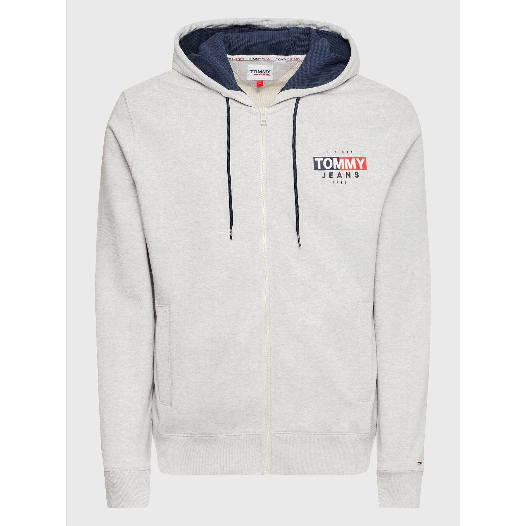 Tommy Jeans Суитшърт DM0DM13877 Сив Regular Fit - Pepit.bg