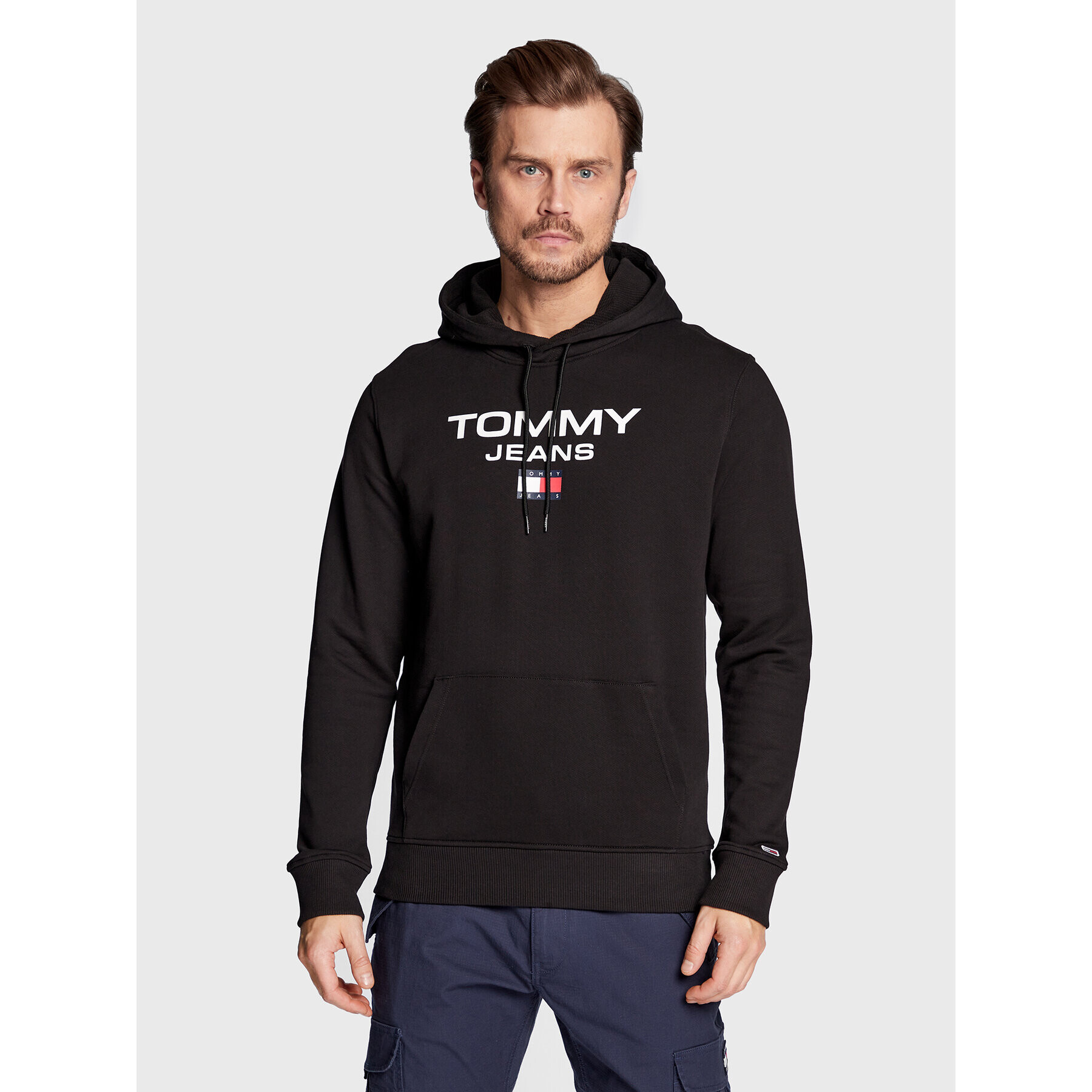 Tommy Jeans Суитшърт DM0DM15692 Черен Regular Fit - Pepit.bg