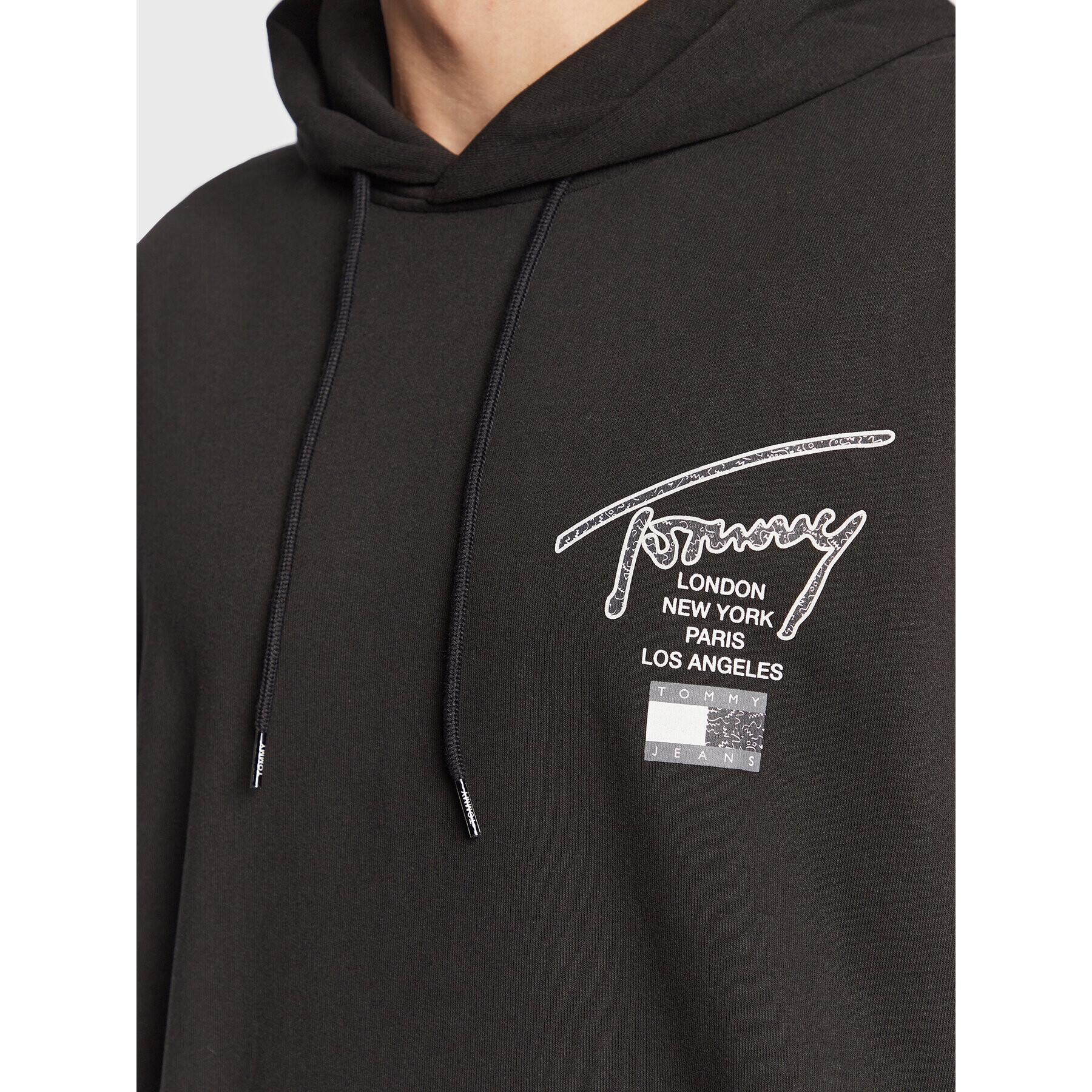 Tommy Jeans Суитшърт DM0DM15693 Черен Relaxed Fit - Pepit.bg