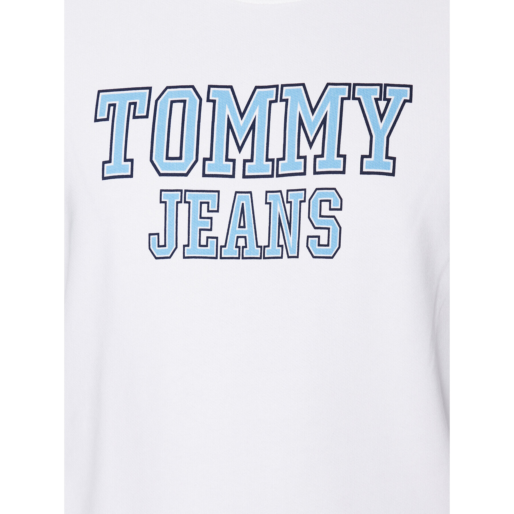 Tommy Jeans Суитшърт DM0DM16366 Бял Regular Fit - Pepit.bg