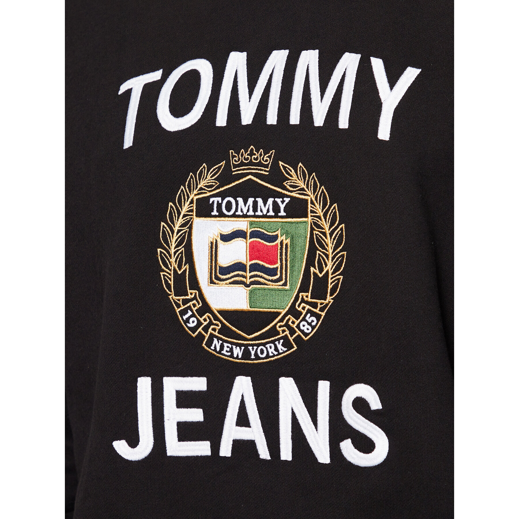 Tommy Jeans Суитшърт DM0DM16376 Черен Boxy Fit - Pepit.bg