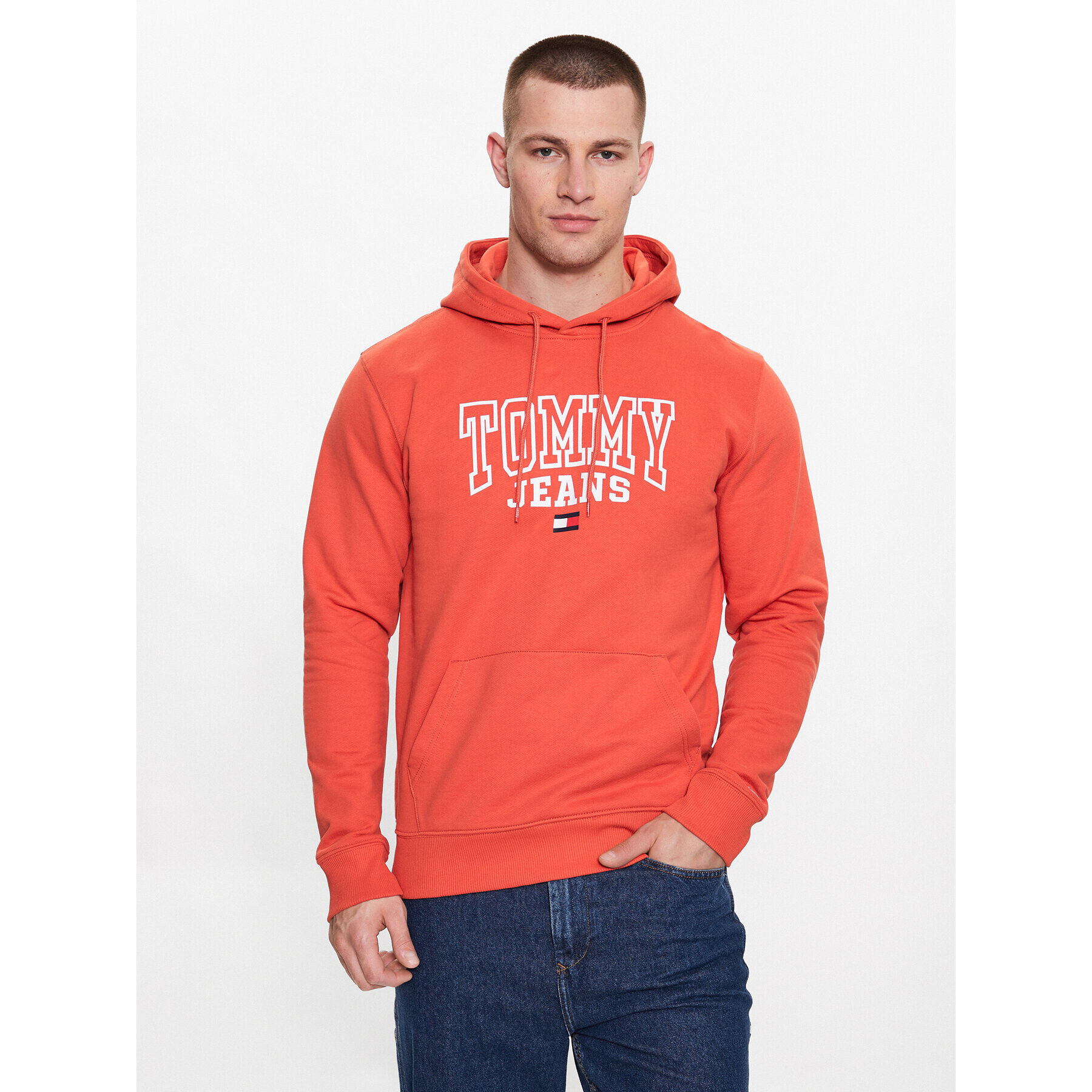 Tommy Jeans Суитшърт DM0DM16792 Оранжев Regular Fit - Pepit.bg