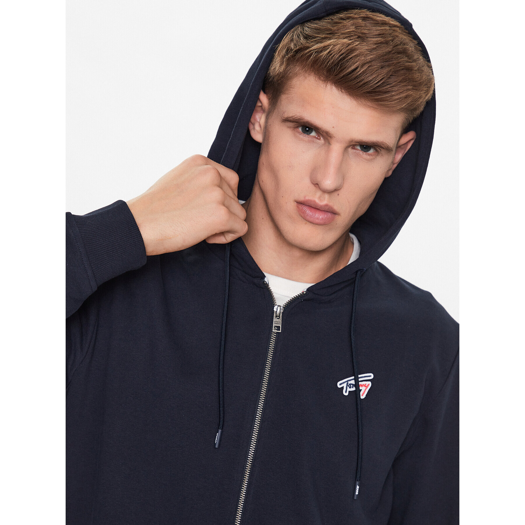 Tommy Jeans Суитшърт DM0DM16798 Тъмносин Regular Fit - Pepit.bg