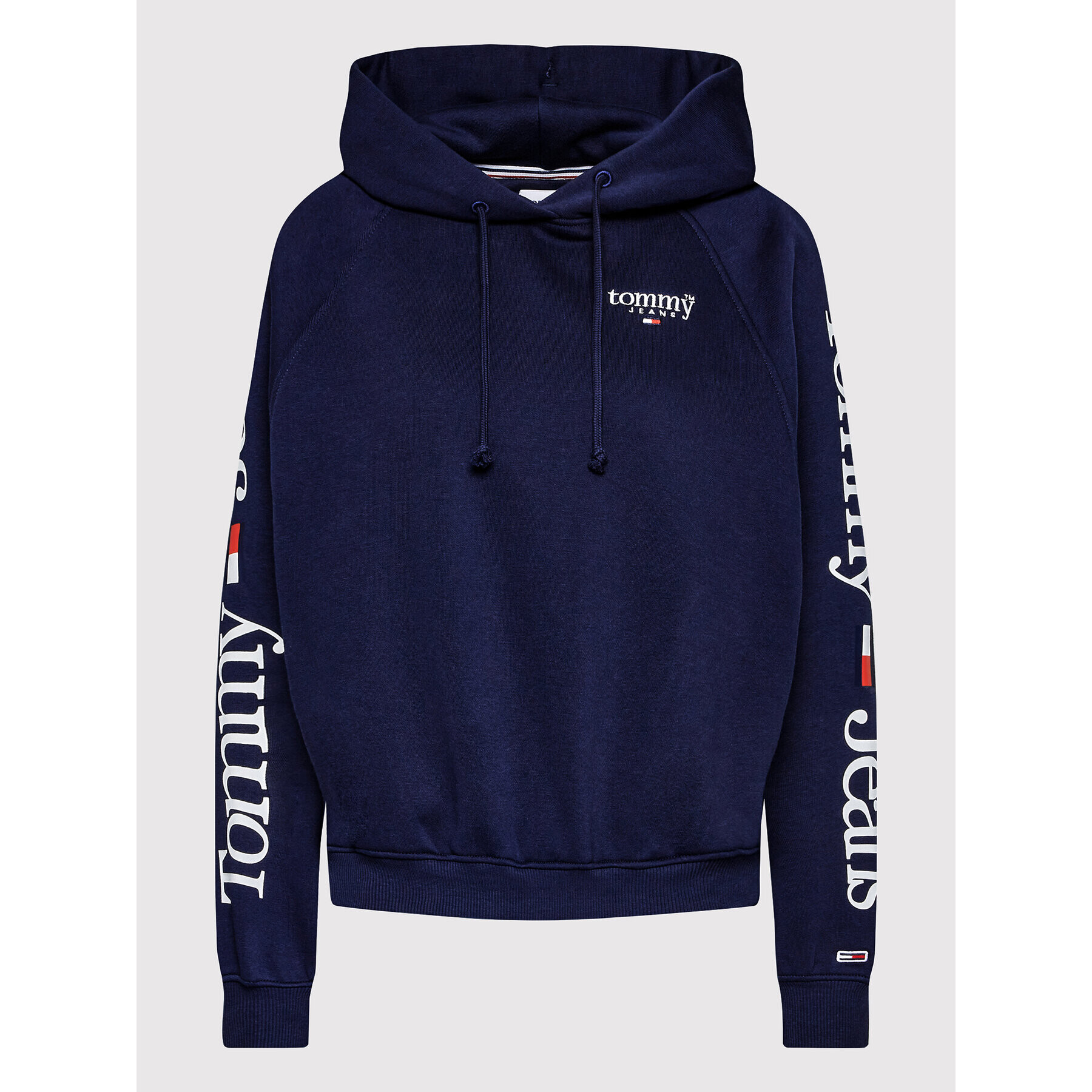 Tommy Jeans Суитшърт DW0DW14340 Тъмносин Relaxed Fit - Pepit.bg