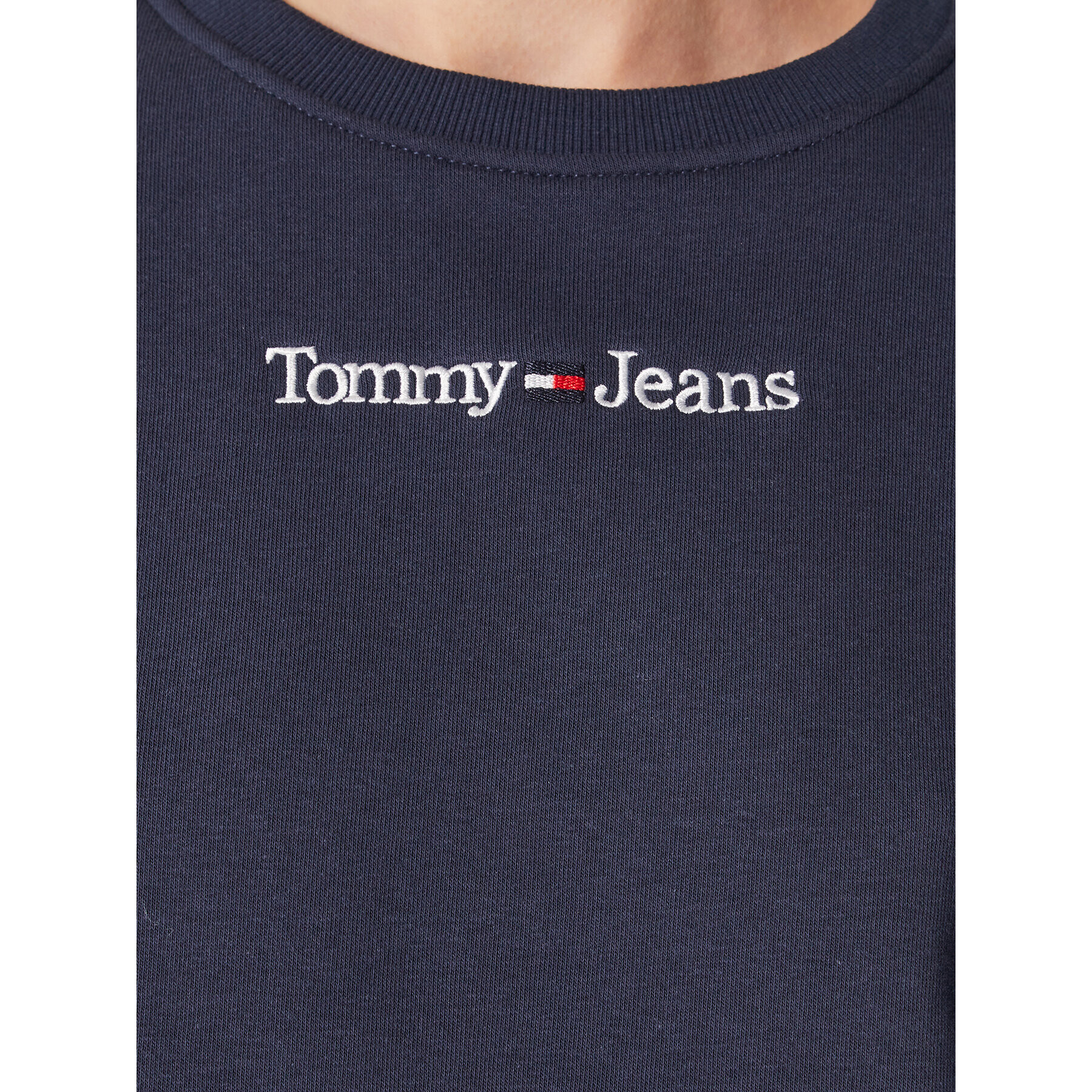 Tommy Jeans Суитшърт DW0DW15056 Тъмносин Regular Fit - Pepit.bg