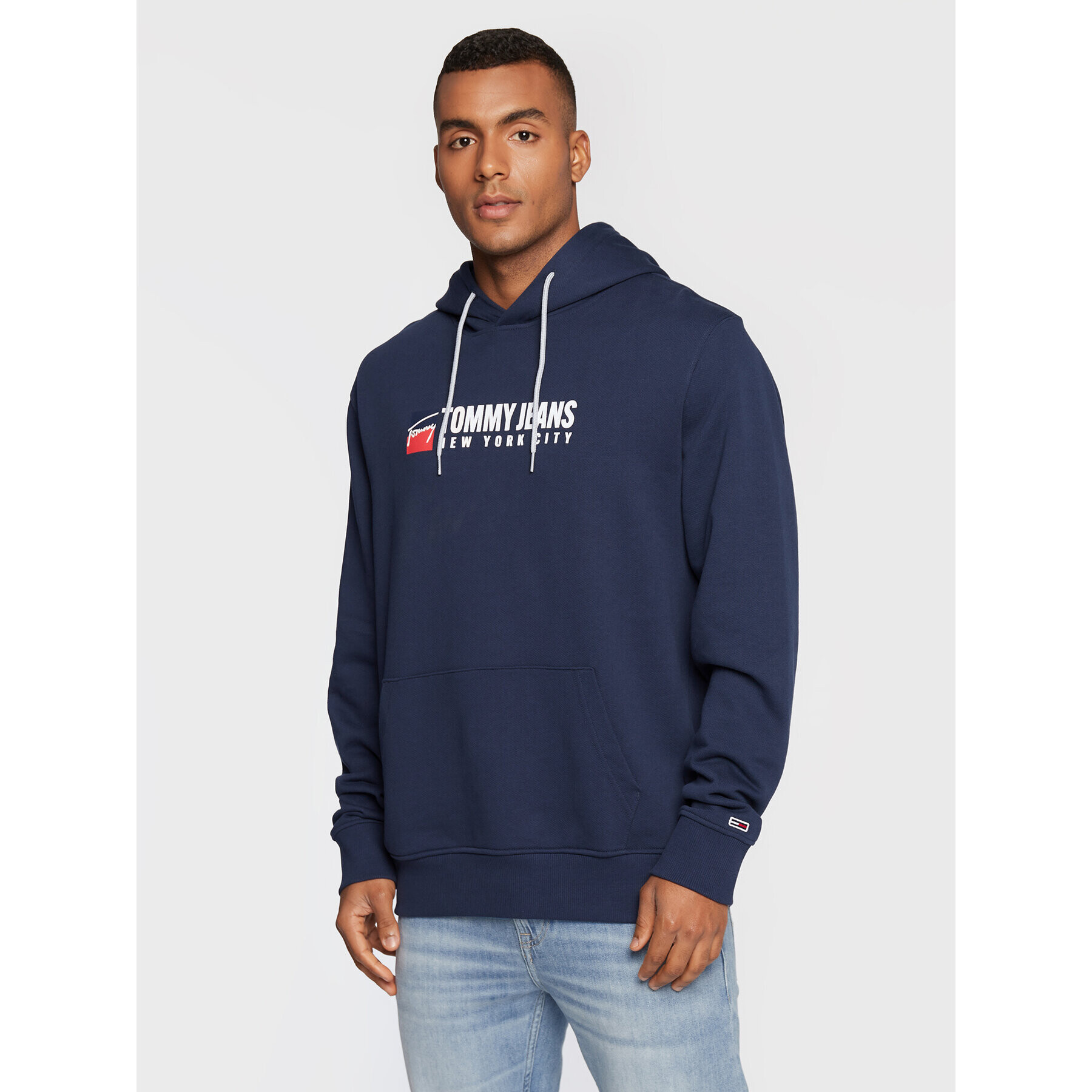 Tommy Jeans Суитшърт Entry Athletics DM0DM13878 Тъмносин Regular Fit - Pepit.bg