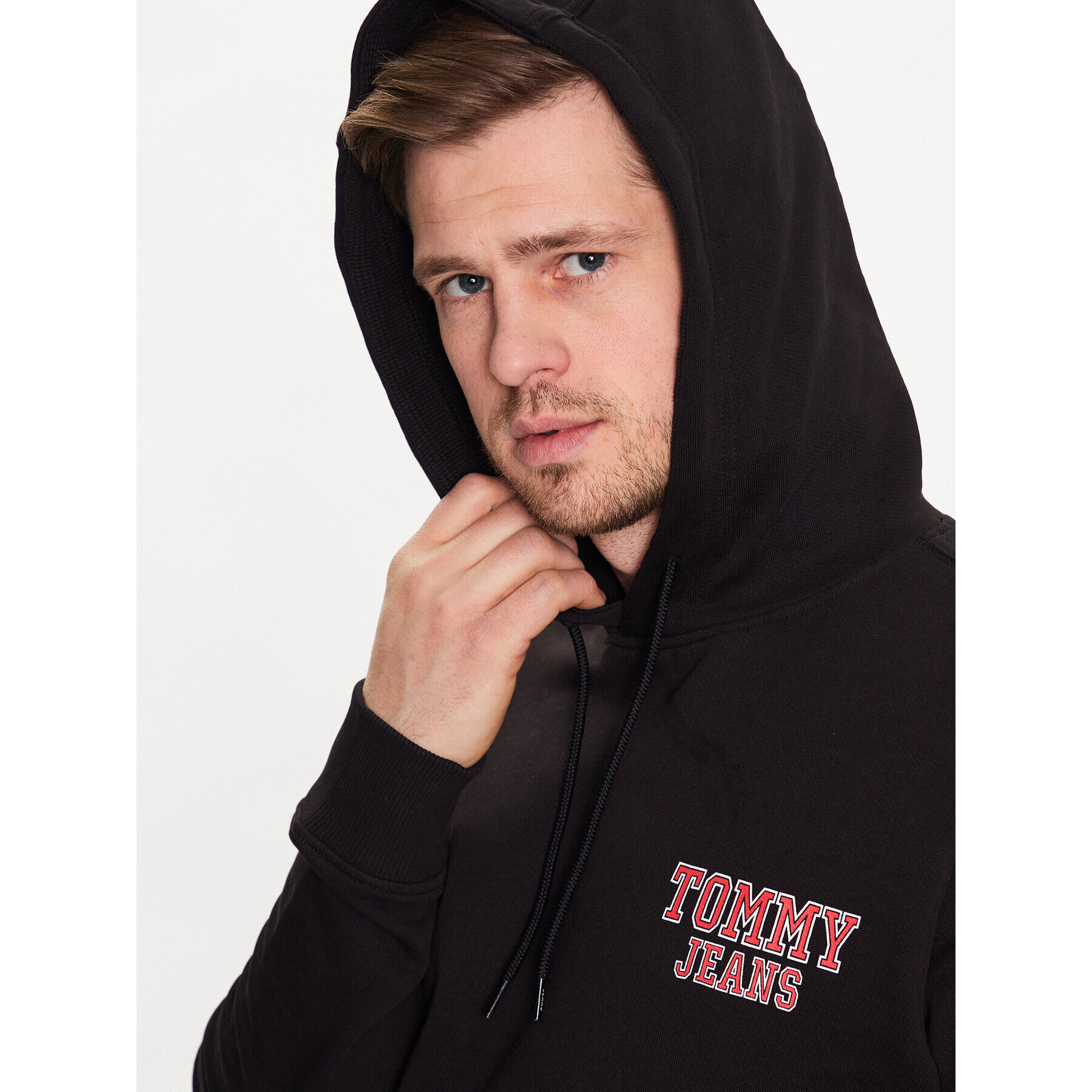 Tommy Jeans Суитшърт Entry Graphic DM0DM16365 Черен Regular Fit - Pepit.bg