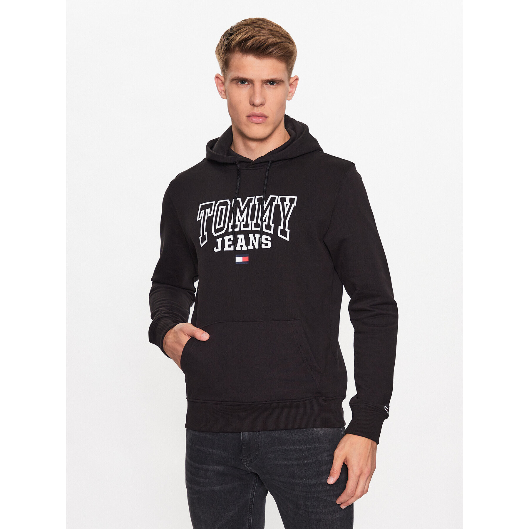 Tommy Jeans Суитшърт Entry Graphic DM0DM16792 Черен Regular Fit - Pepit.bg