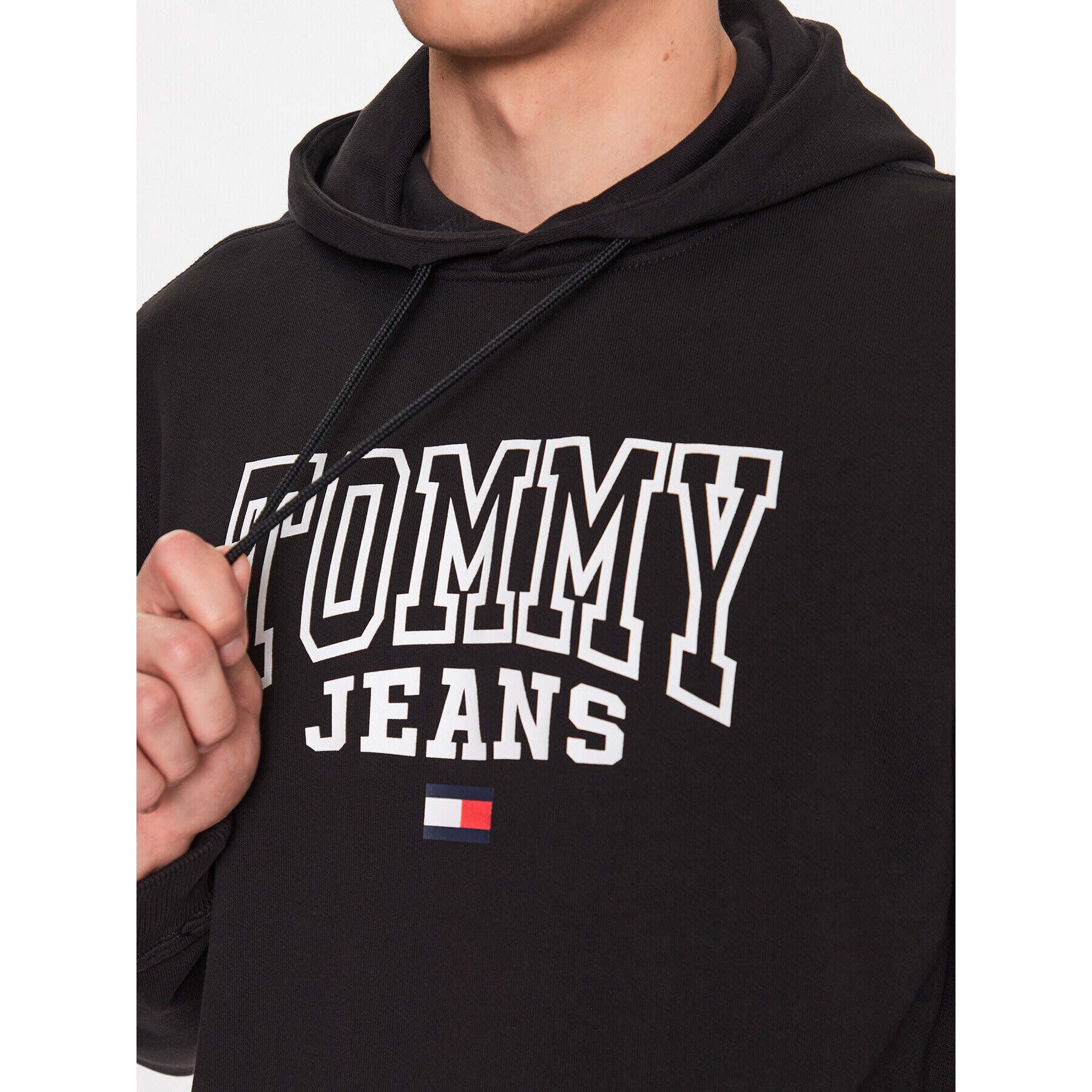 Tommy Jeans Суитшърт Entry Graphic DM0DM16792 Черен Regular Fit - Pepit.bg