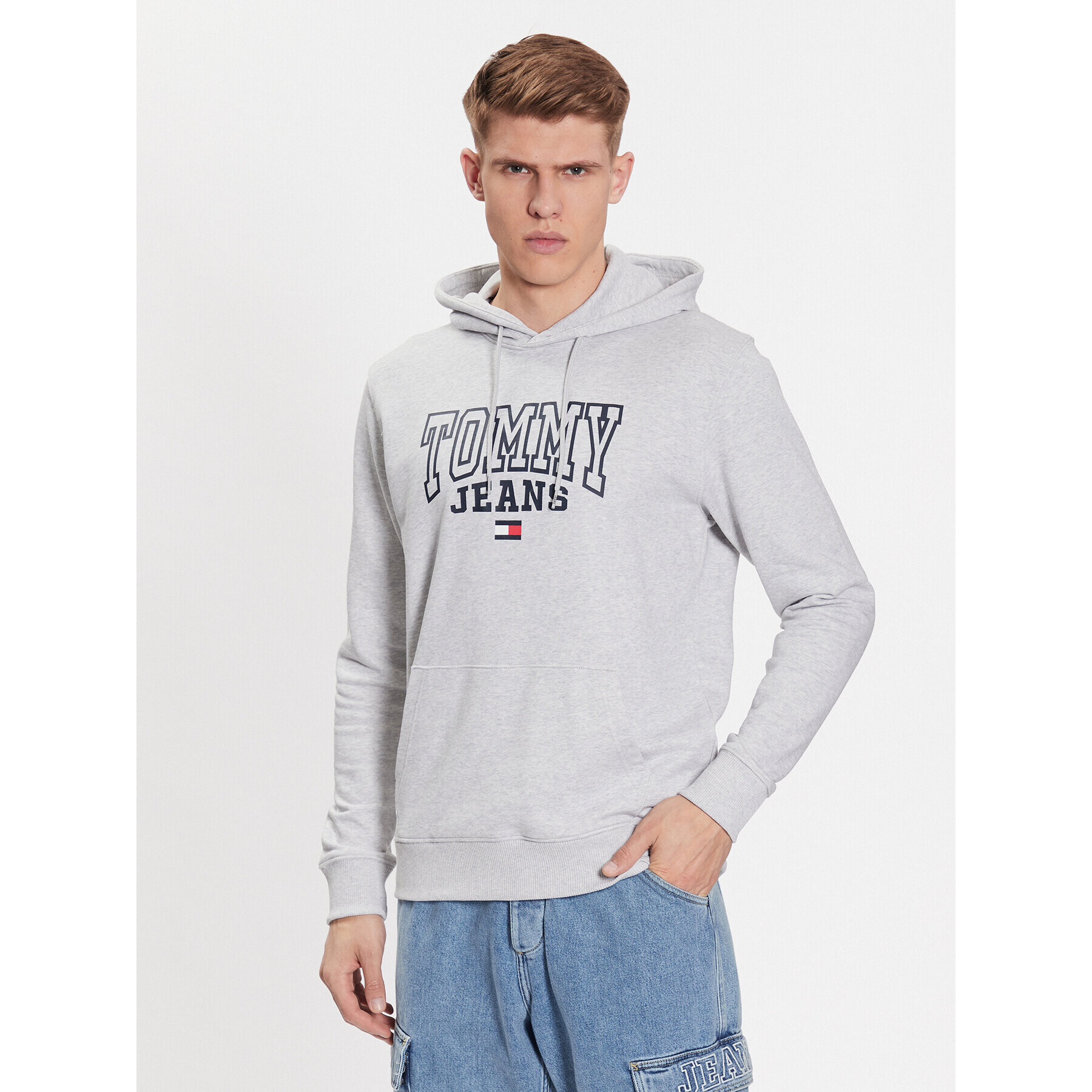 Tommy Jeans Суитшърт Entry Graphic DM0DM16792 Сив Regular Fit - Pepit.bg