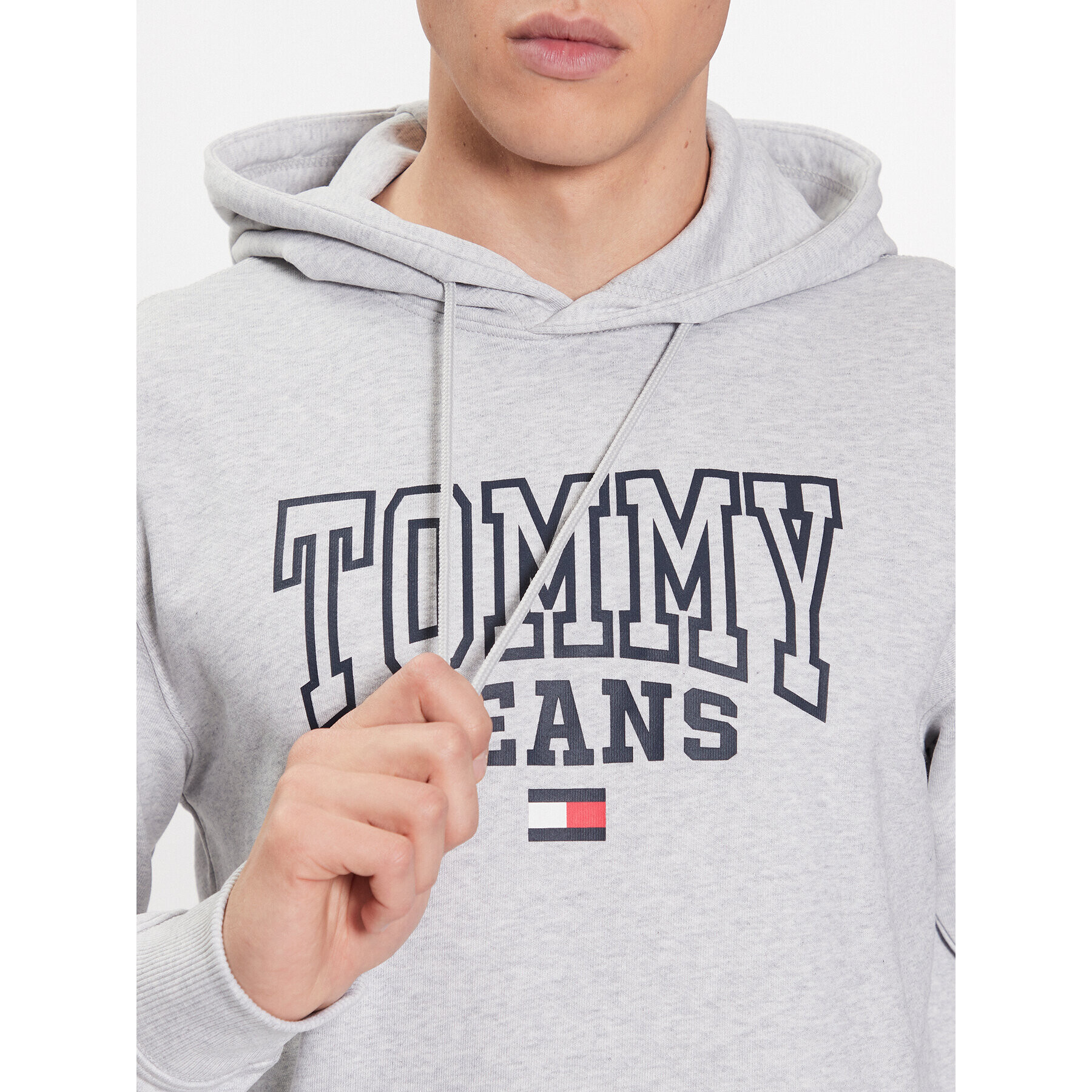 Tommy Jeans Суитшърт Entry Graphic DM0DM16792 Сив Regular Fit - Pepit.bg