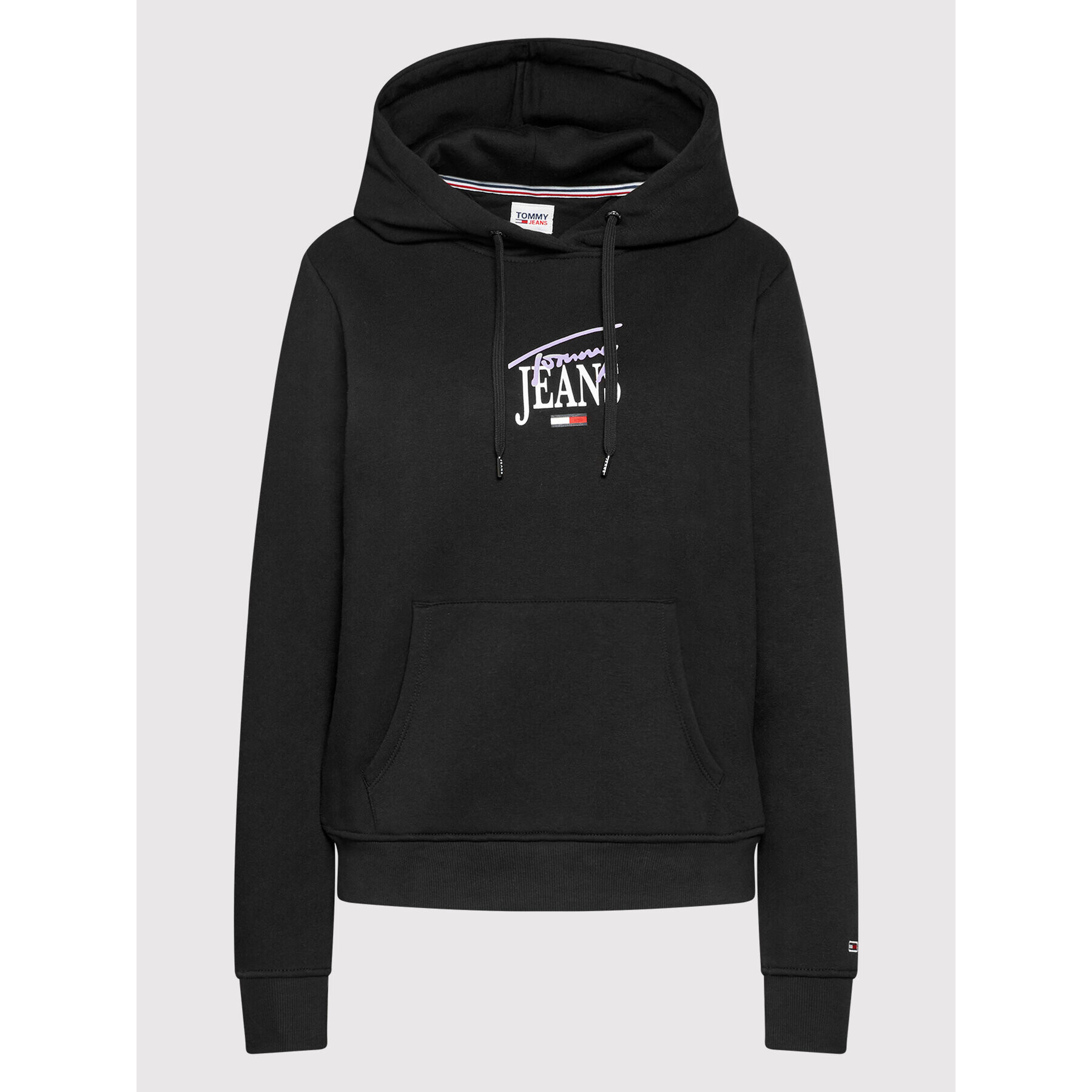 Tommy Jeans Суитшърт Essential DW0DW11824 Черен Regular Fit - Pepit.bg