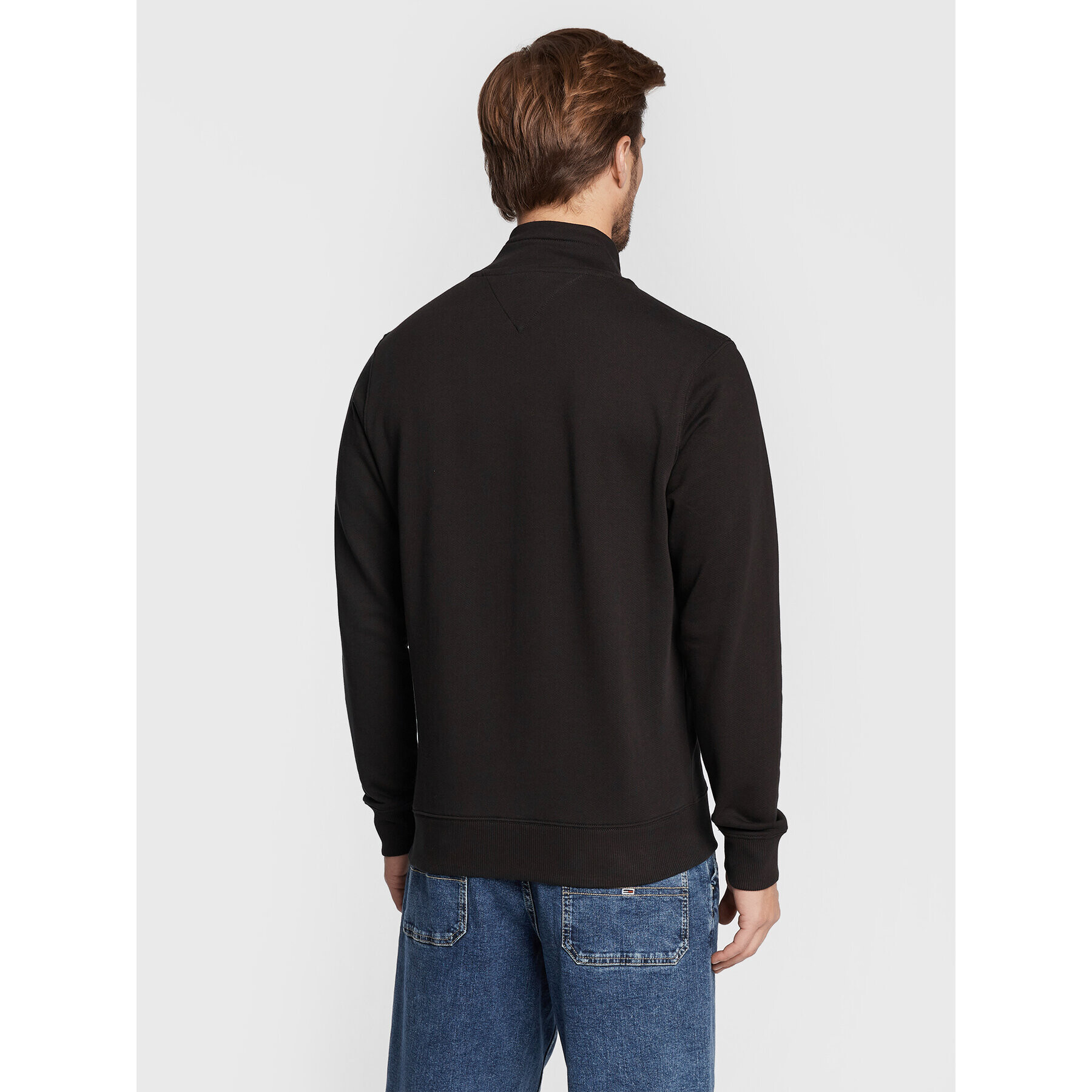 Tommy Jeans Суитшърт Essential Graphic DM0DM15008 Черен Regular Fit - Pepit.bg