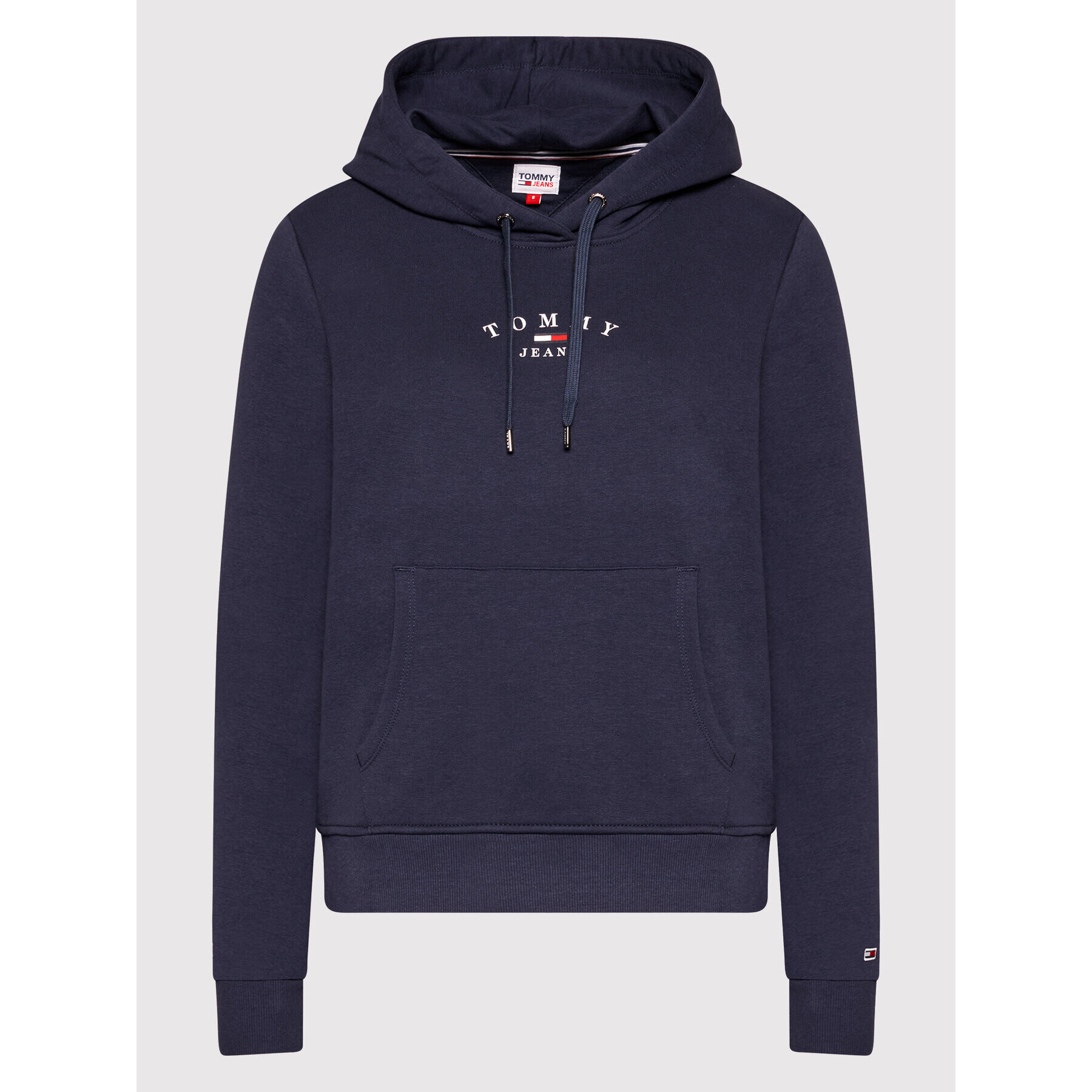 Tommy Jeans Суитшърт Essential Logo DW0DW11820 Тъмносин Regular Fit - Pepit.bg