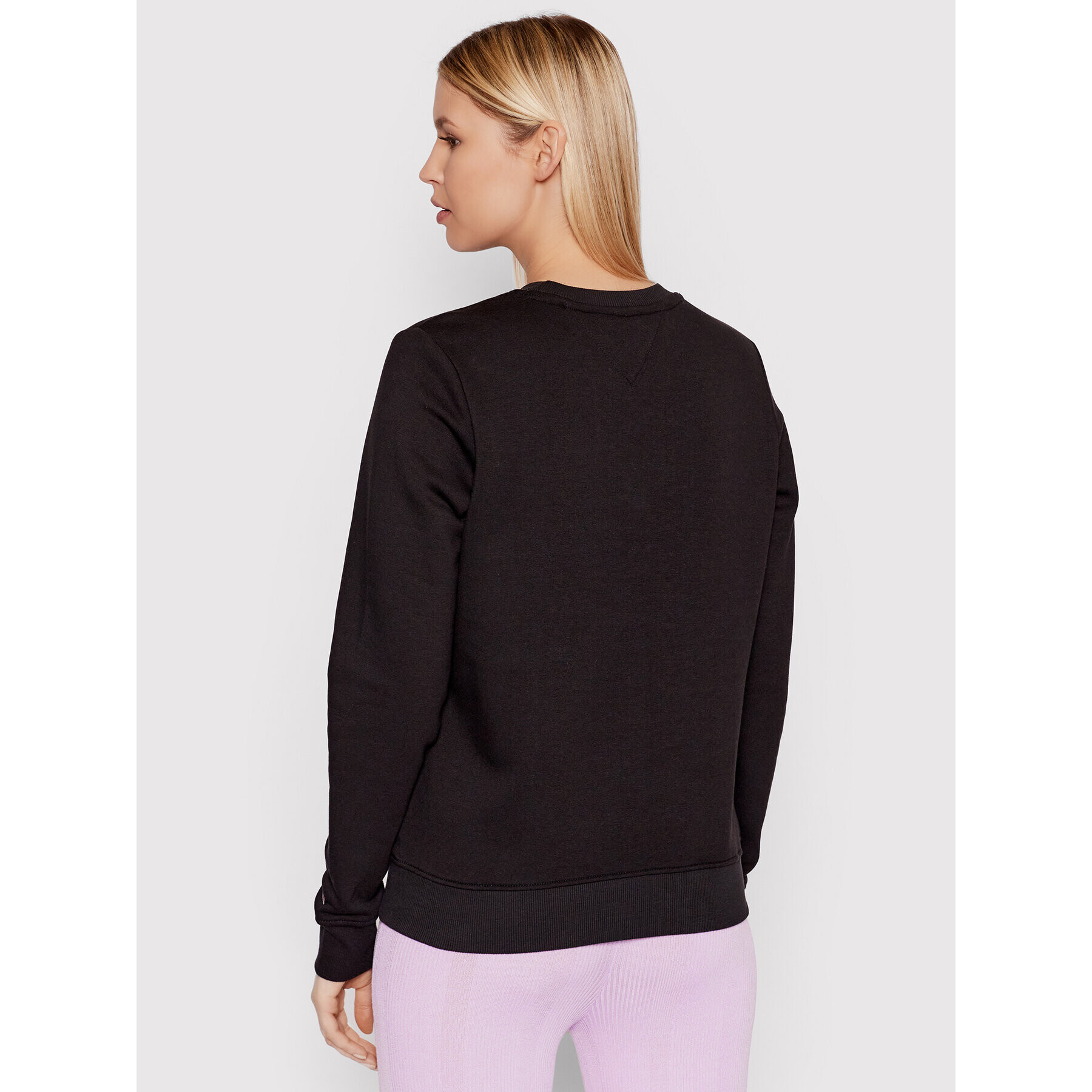 Tommy Jeans Суитшърт Essential Logo DW0DW11823 Черен Regular Fit - Pepit.bg