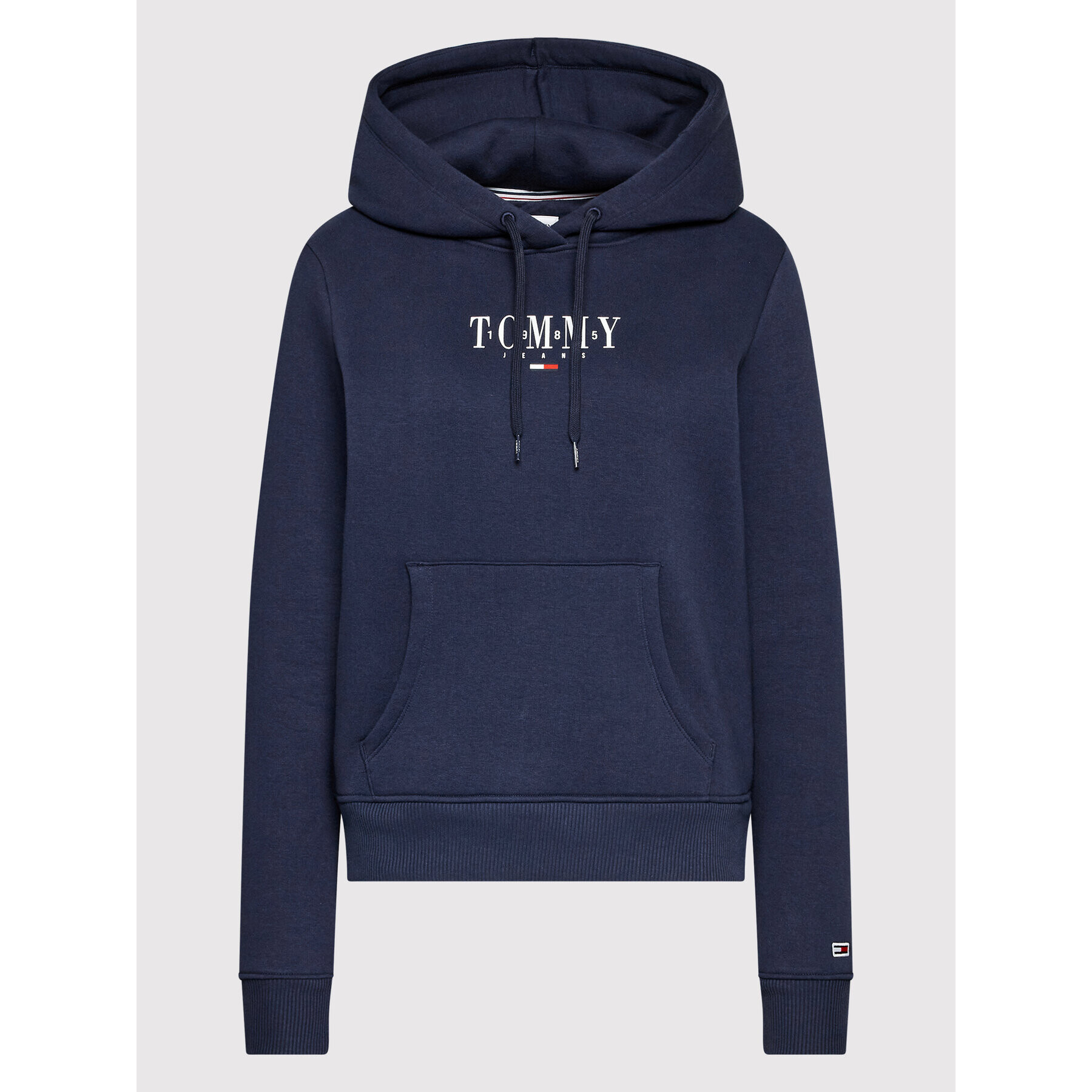 Tommy Jeans Суитшърт Essential Logo DW0DW12723 Тъмносин Regular Fit - Pepit.bg