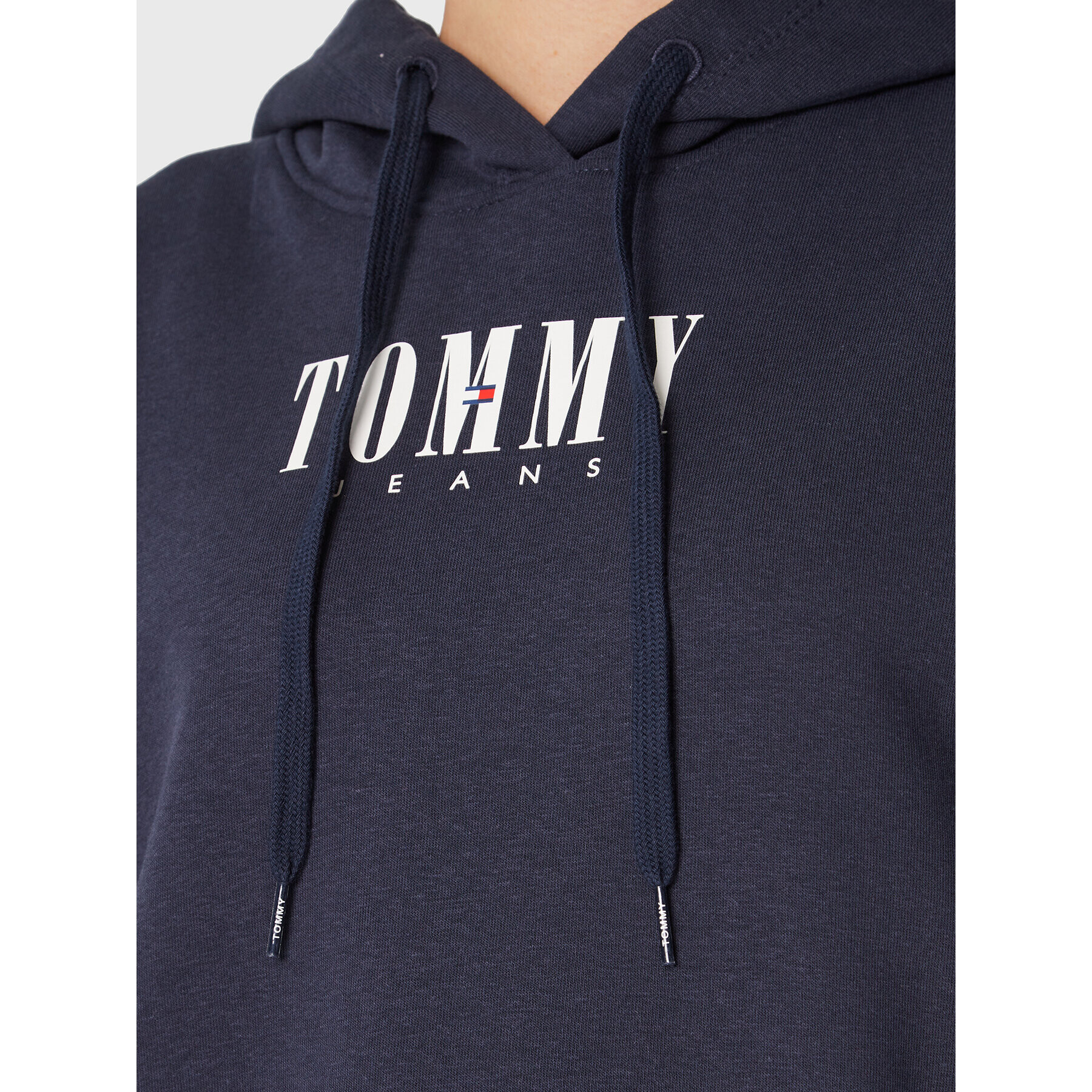 Tommy Jeans Суитшърт Essential Logo DW0DW14327 Тъмносин Relaxed Fit - Pepit.bg