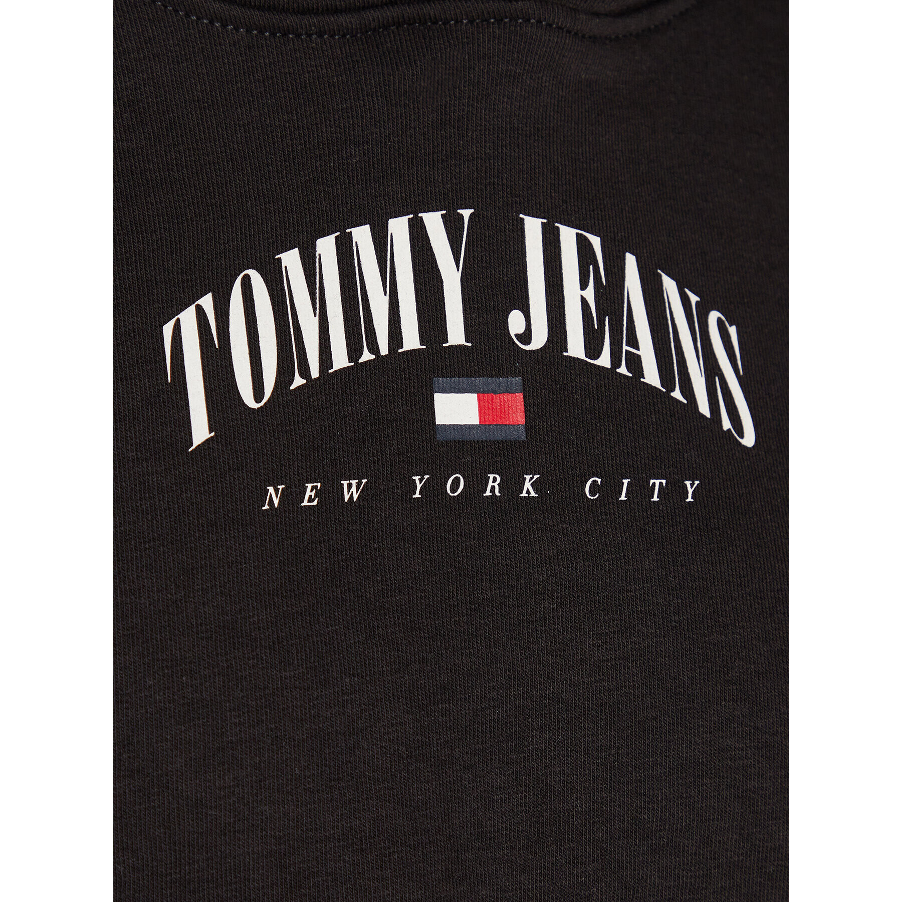 Tommy Jeans Суитшърт Essential Logo DW0DW14852 Черен Relaxed Fit - Pepit.bg