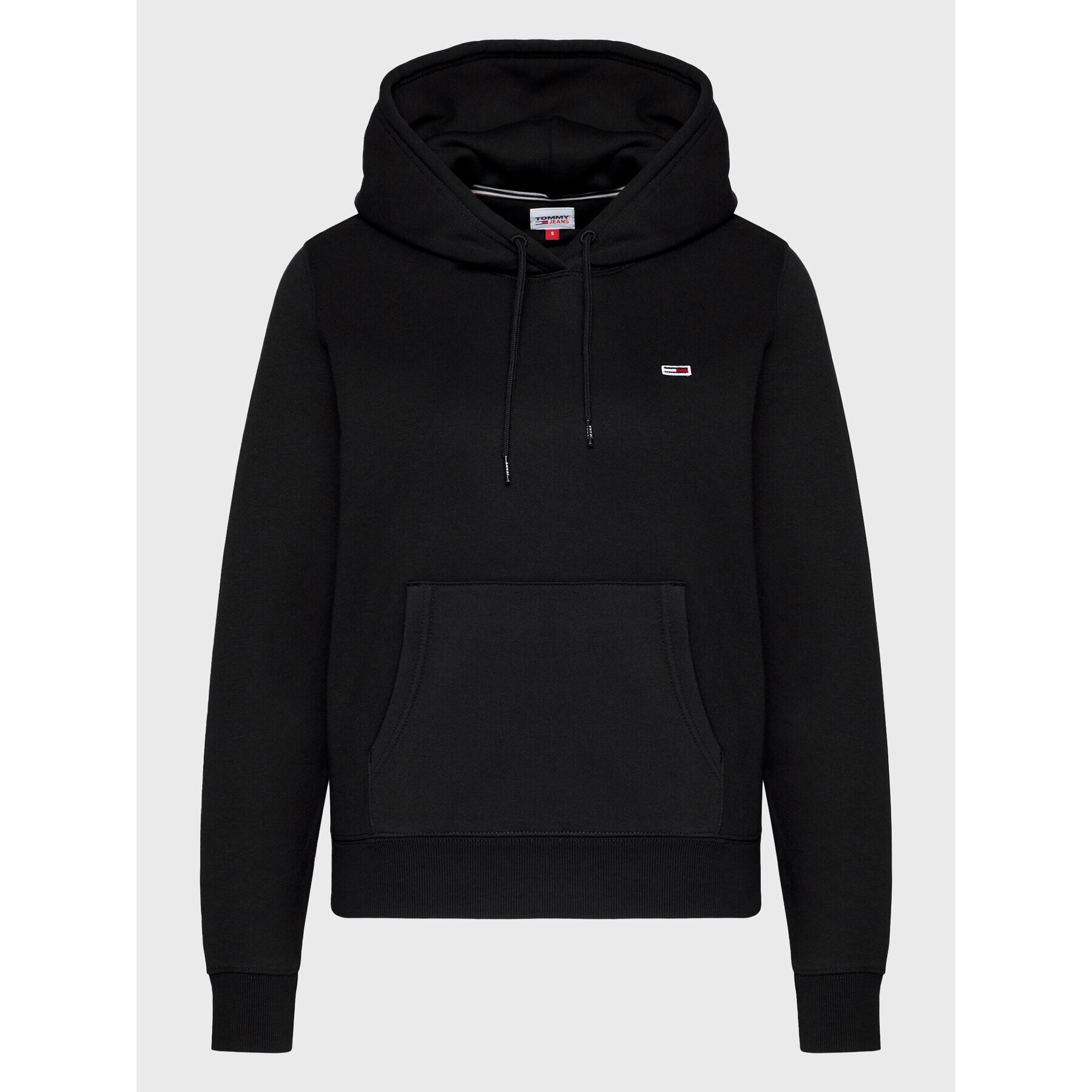 Tommy Jeans Суитшърт Fleece Hoodie DW0DW09228 Черен Regular Fit - Pepit.bg