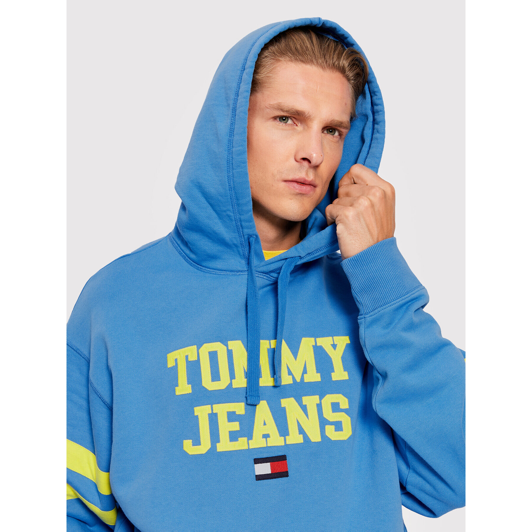 Tommy Jeans Суитшърт Graphic DM0DM14944 Син Regular Fit - Pepit.bg